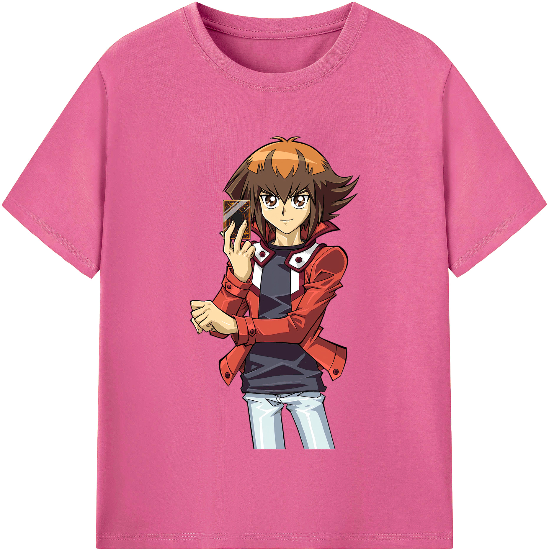 （画像用） 遊☆戯☆王 Yu-Gi-Oh! レディースカジュアルプリントTシャツ（綿100％）