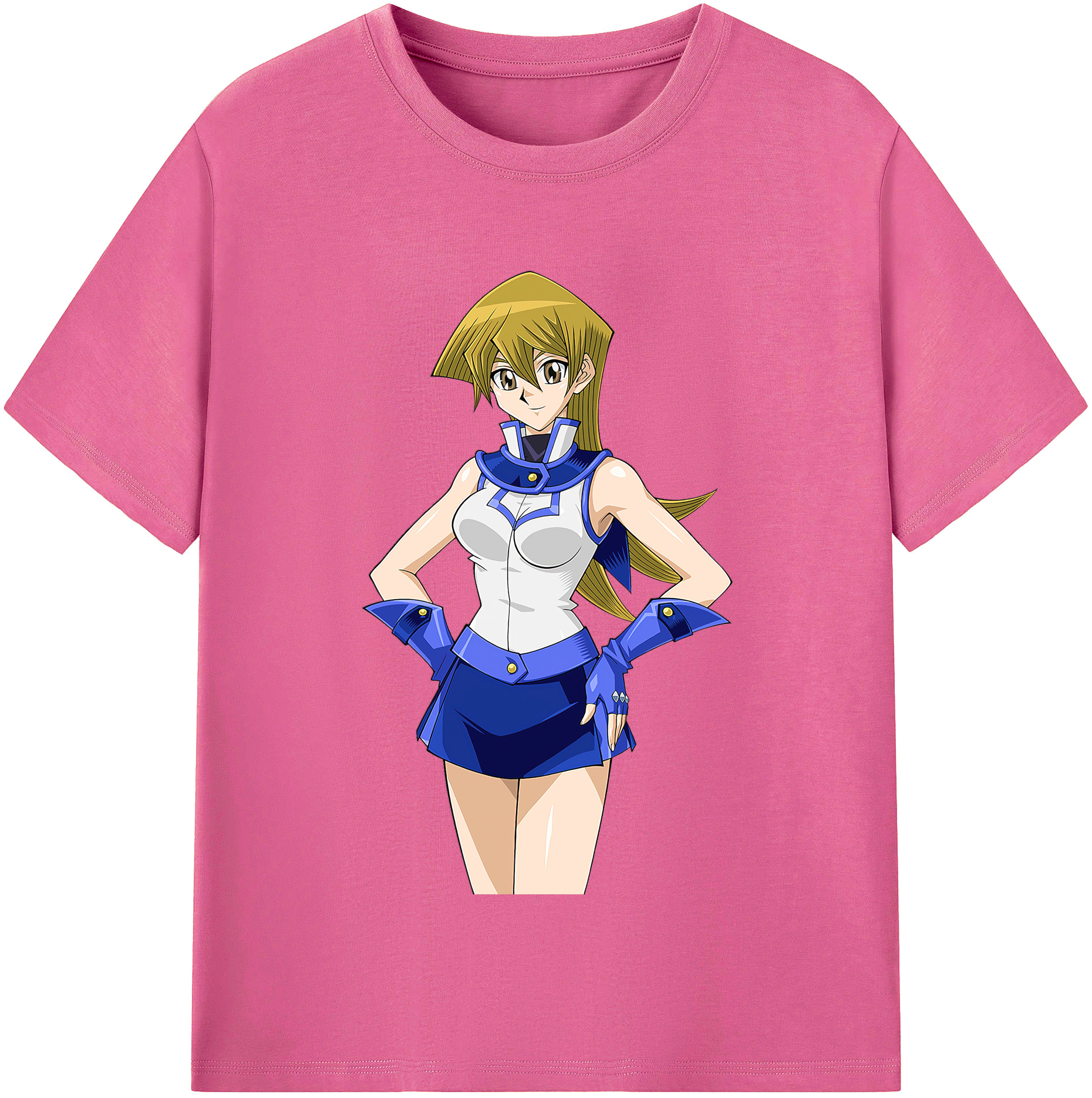 （画像用） 遊☆戯☆王 Yu-Gi-Oh! レディースカジュアルプリントTシャツ（綿100％）