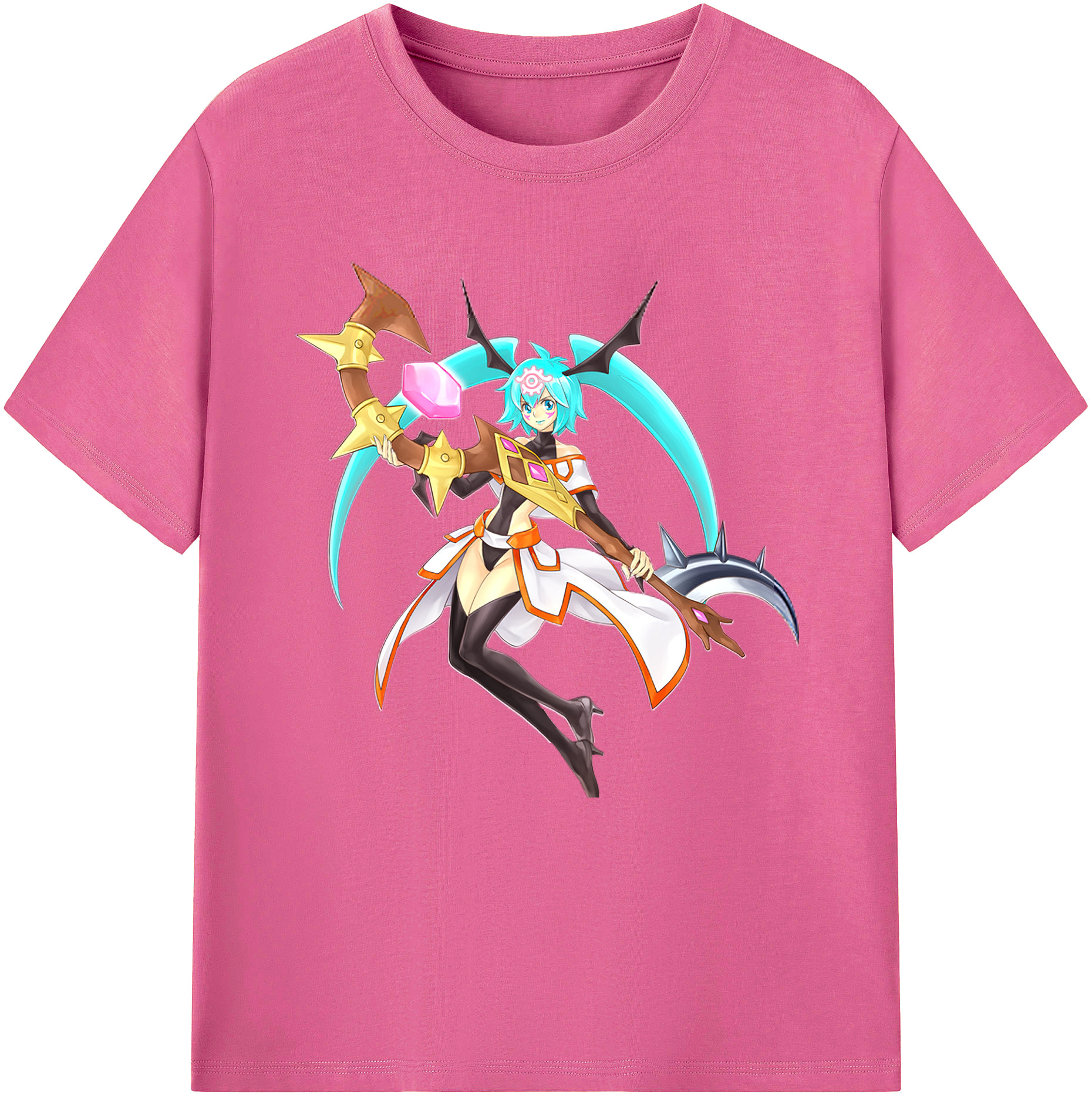 （画像用） 遊☆戯☆王 Yu-Gi-Oh! レディースカジュアルプリントTシャツ（綿100％）
