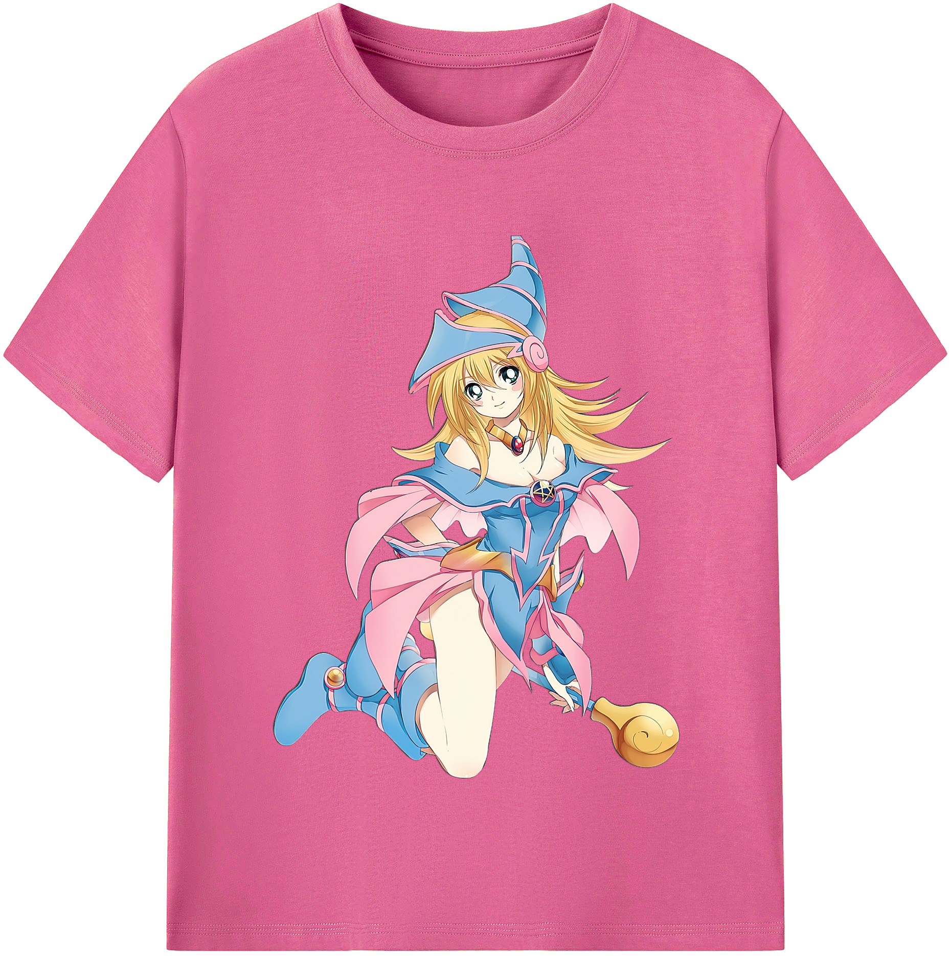 （画像用） 遊☆戯☆王 Yu-Gi-Oh! レディースカジュアルプリントTシャツ（綿100％）