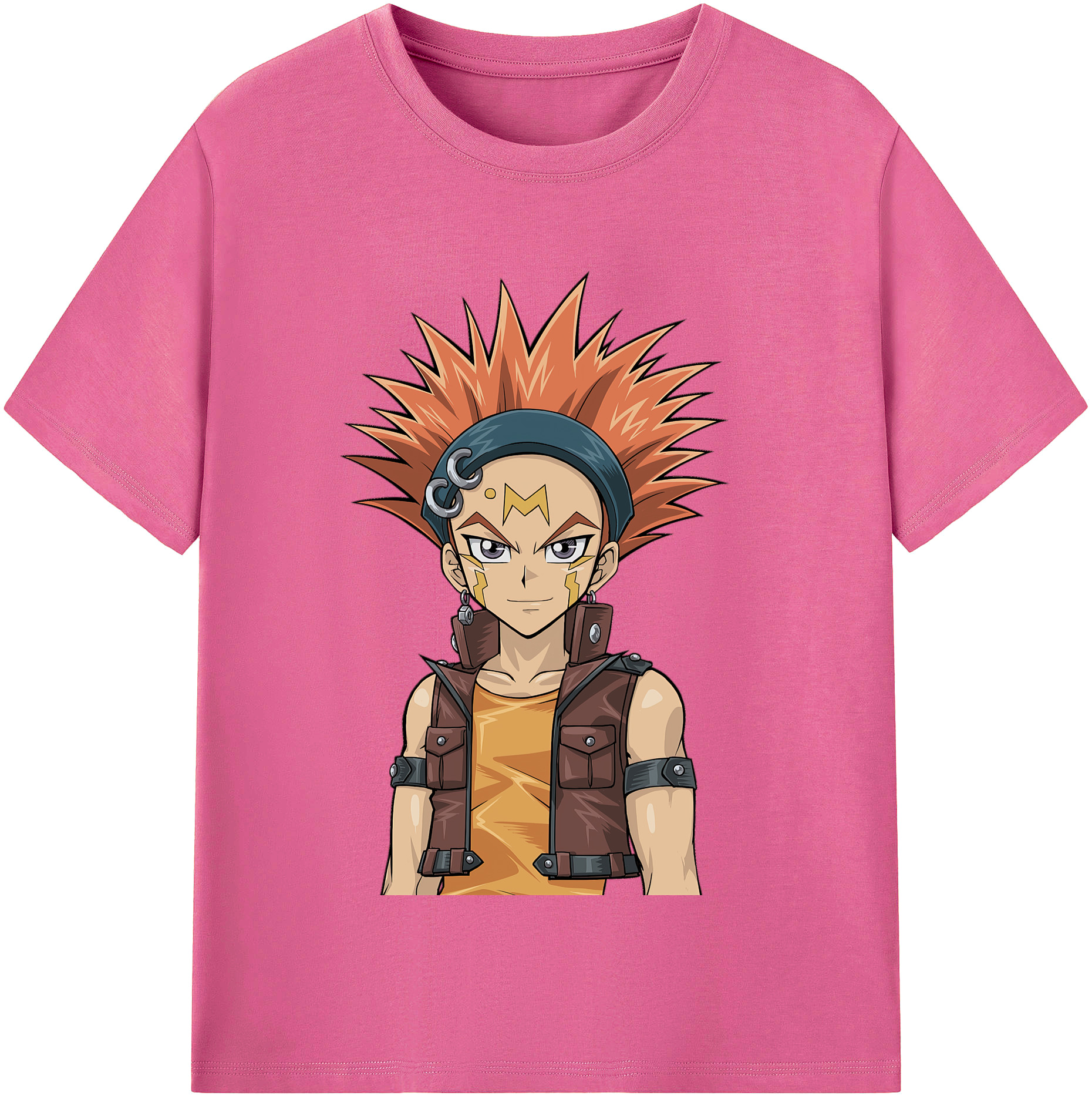 （画像用） 遊☆戯☆王 Yu-Gi-Oh! レディースカジュアルプリントTシャツ（綿100％）