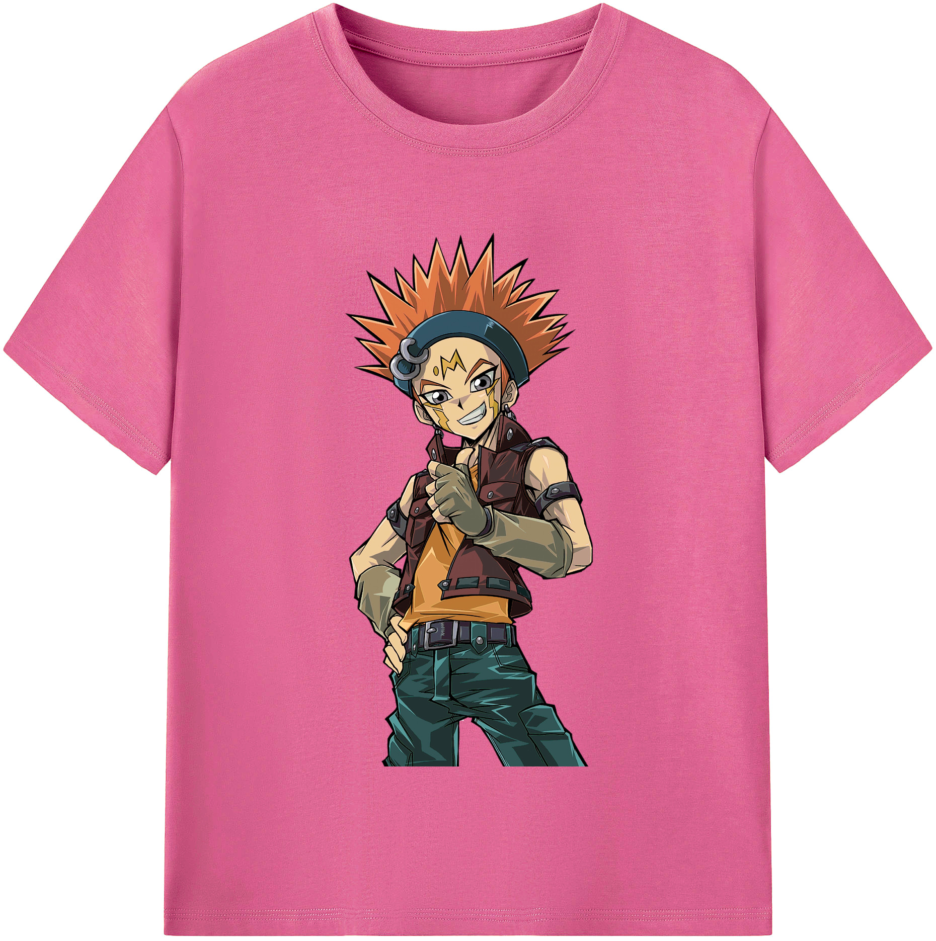 （画像用） 遊☆戯☆王 Yu-Gi-Oh! レディースカジュアルプリントTシャツ（綿100％）