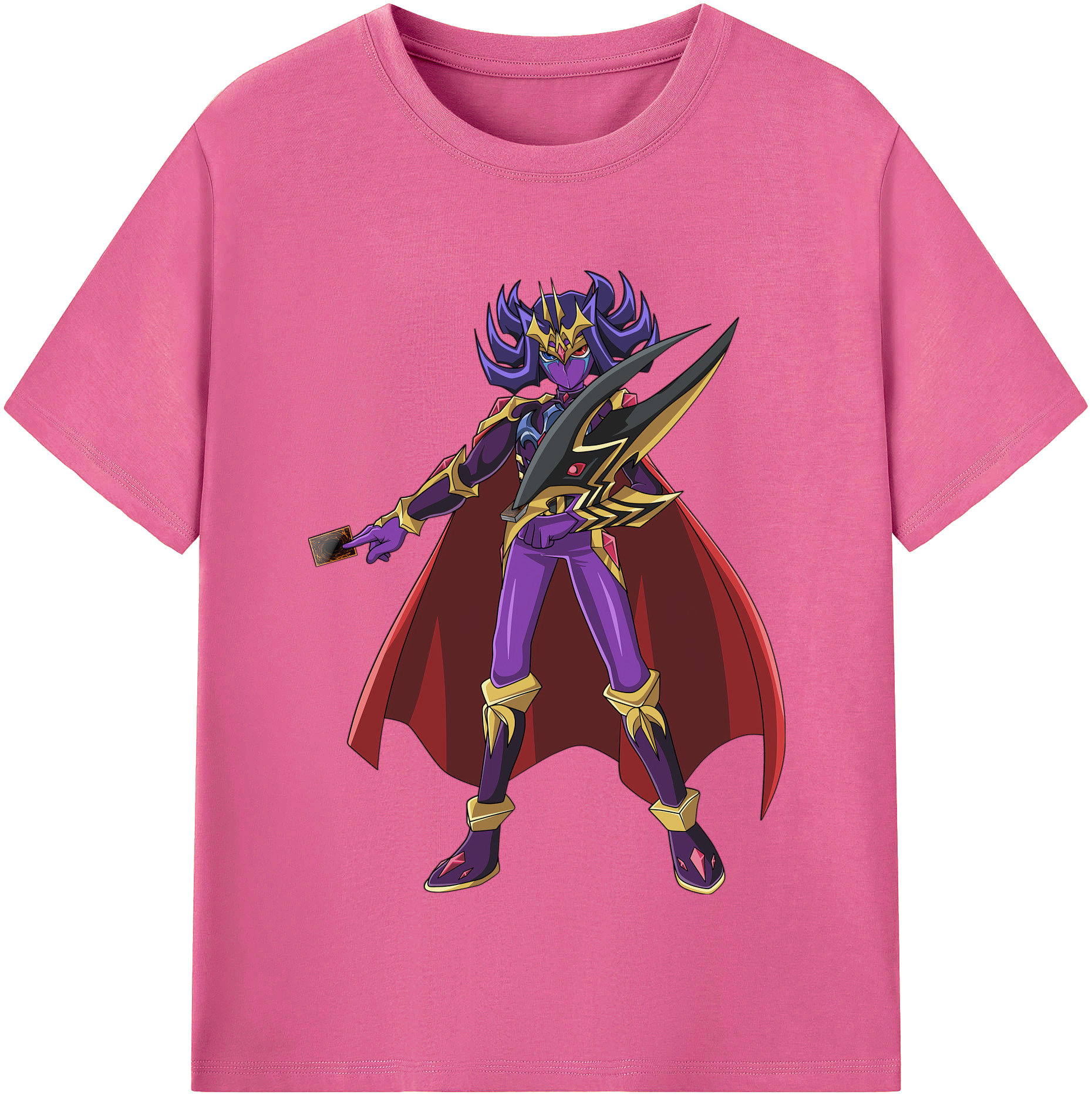 （画像用） 遊☆戯☆王 Yu-Gi-Oh! レディースカジュアルプリントTシャツ（綿100％）