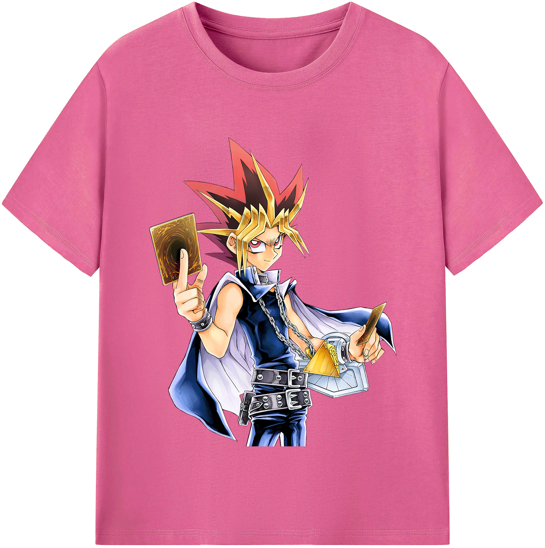 （画像用） 遊☆戯☆王 Yu-Gi-Oh! レディースカジュアルプリントTシャツ（綿100％）