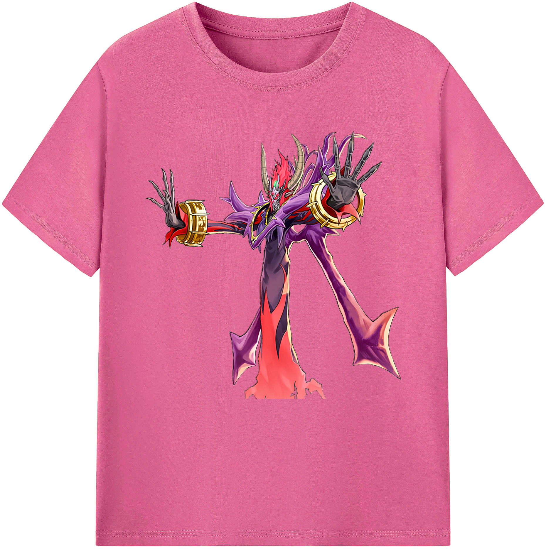 （画像用） 遊☆戯☆王 Yu-Gi-Oh! レディースカジュアルプリントTシャツ（綿100％）