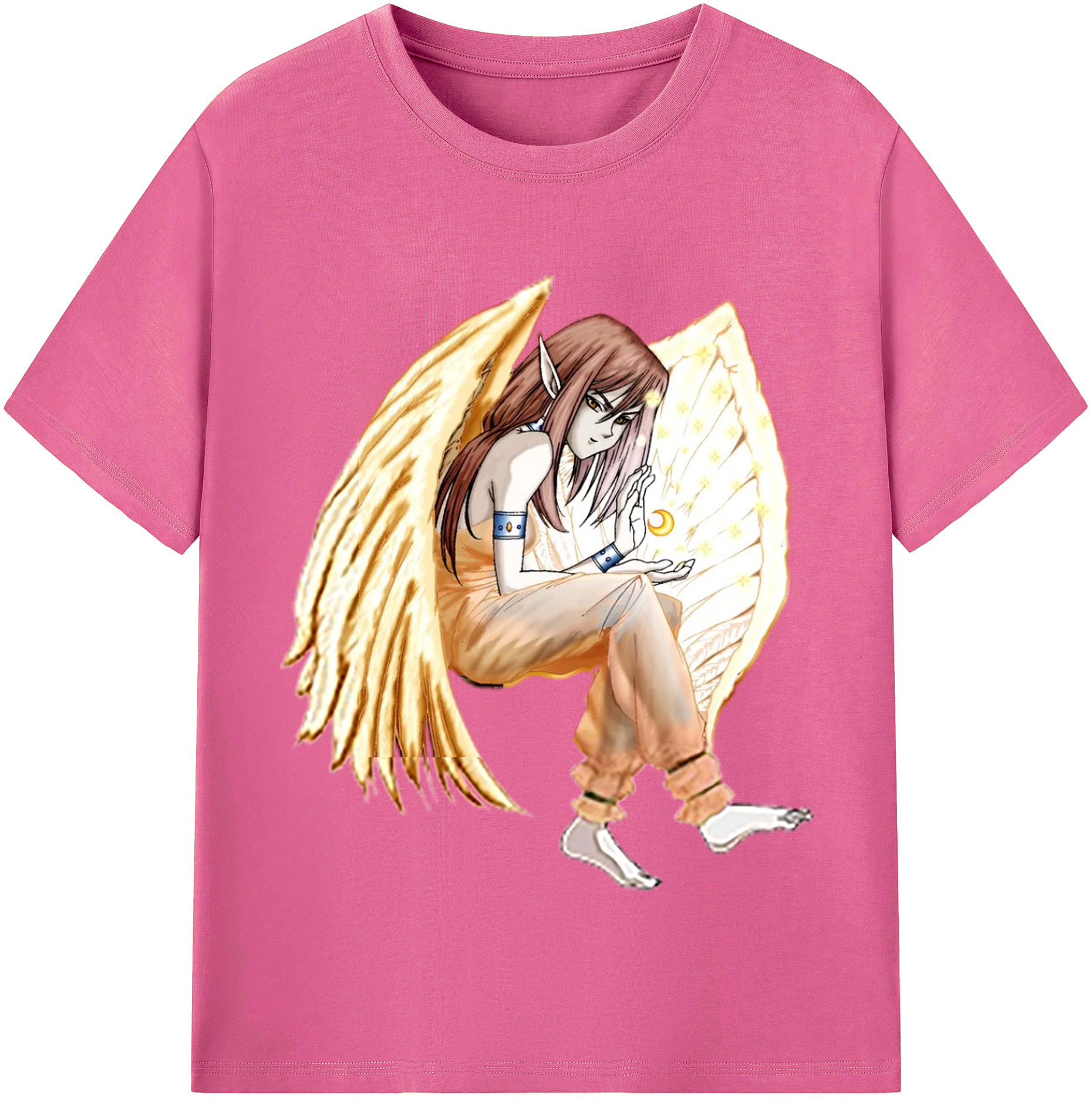 （画像用） 遊☆戯☆王 Yu-Gi-Oh! レディースカジュアルプリントTシャツ（綿100％）