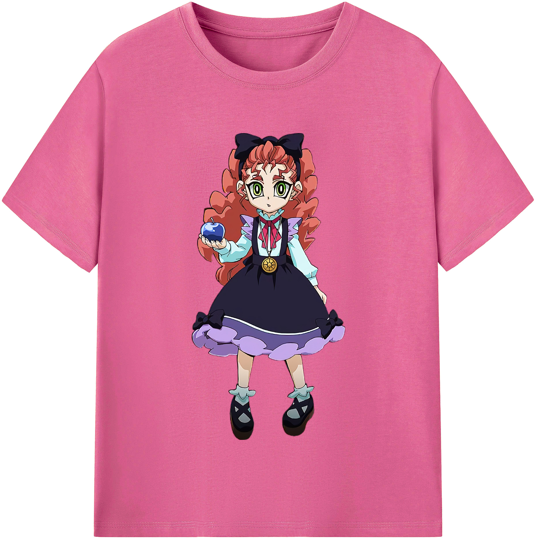 （画像用） 遊☆戯☆王 Yu-Gi-Oh! レディースカジュアルプリントTシャツ（綿100％）