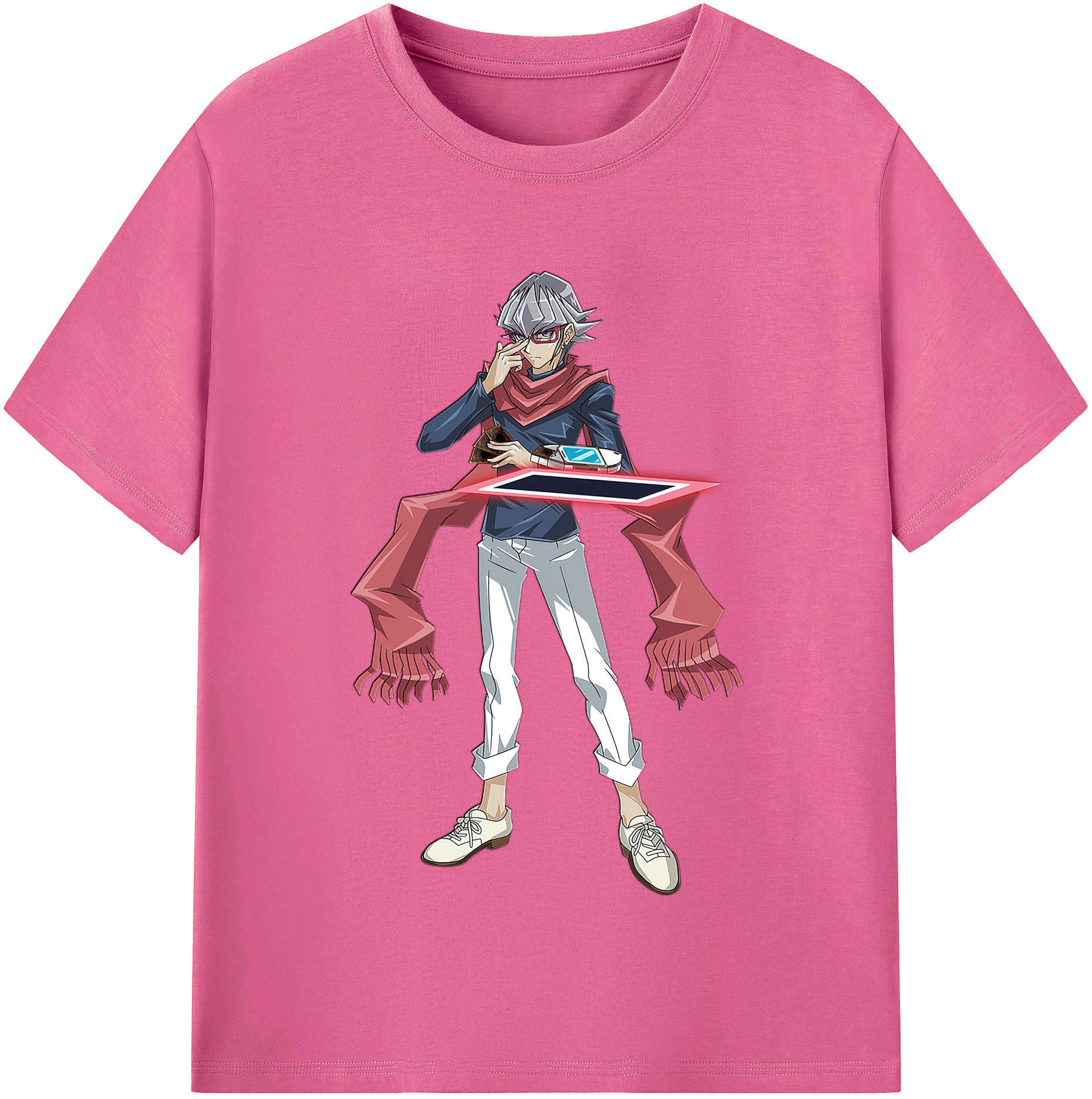 （画像用） 遊☆戯☆王 Yu-Gi-Oh! レディースカジュアルプリントTシャツ（綿100％）