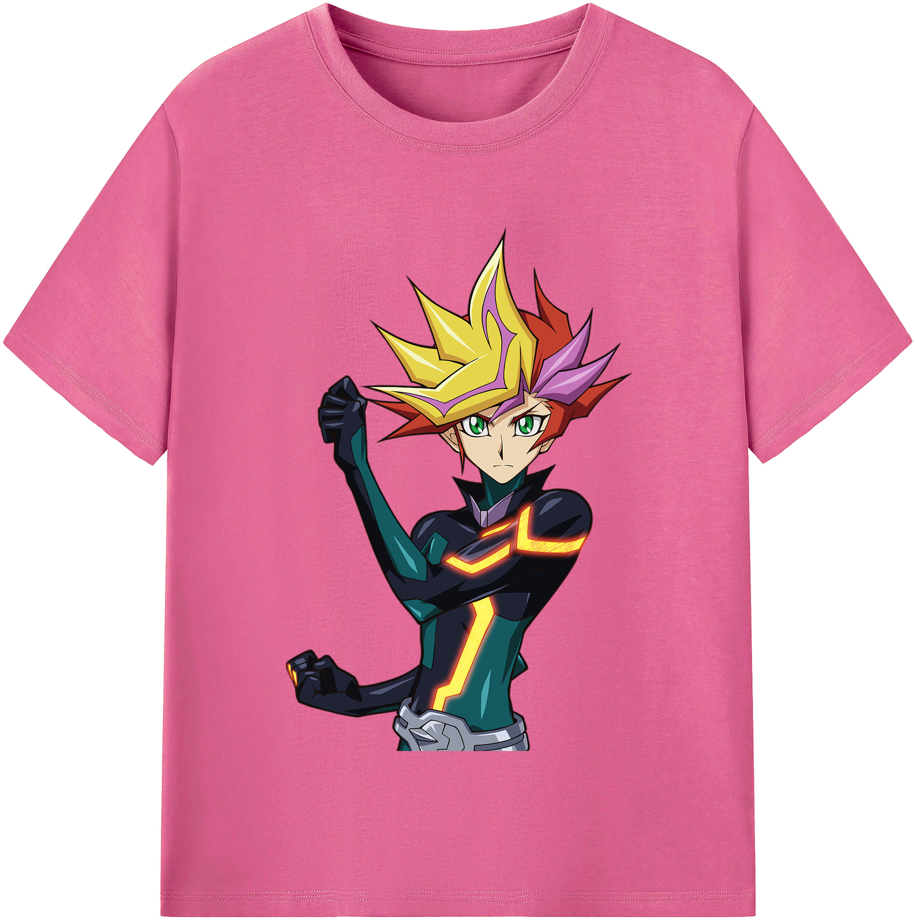 （画像用） 遊☆戯☆王 Yu-Gi-Oh! レディースカジュアルプリントTシャツ（綿100％）