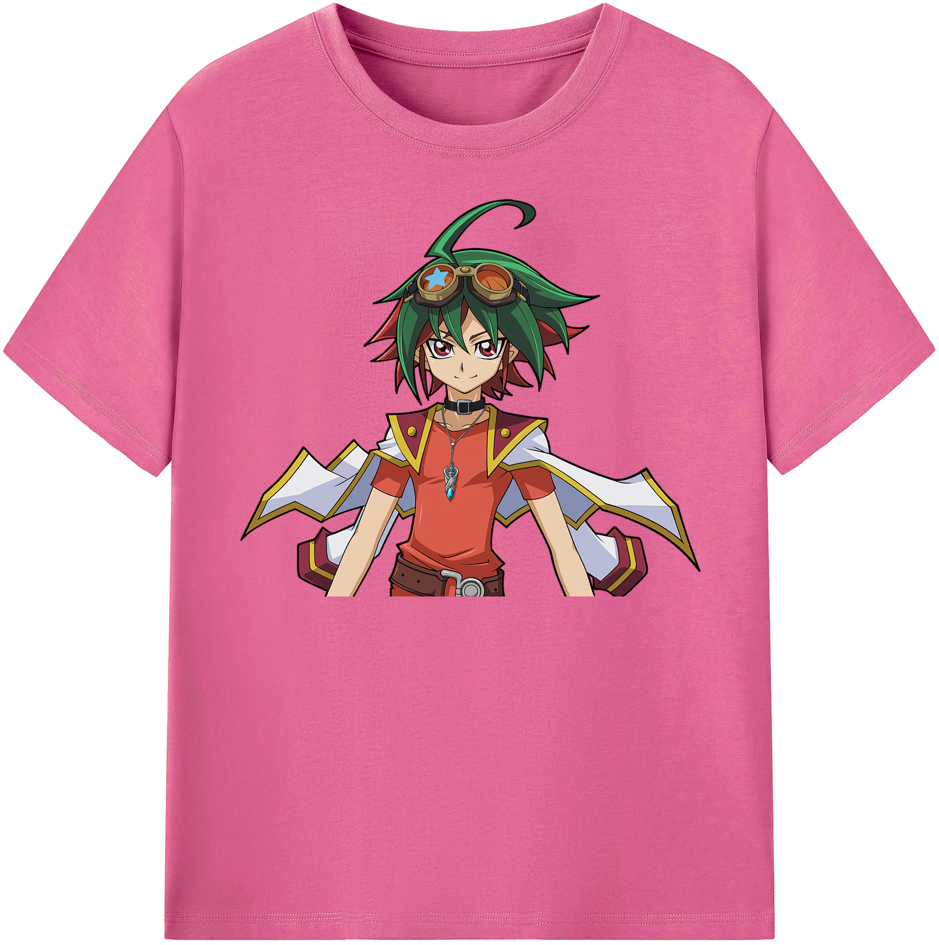 （画像用） 遊☆戯☆王 Yu-Gi-Oh! レディースカジュアルプリントTシャツ（綿100％）
