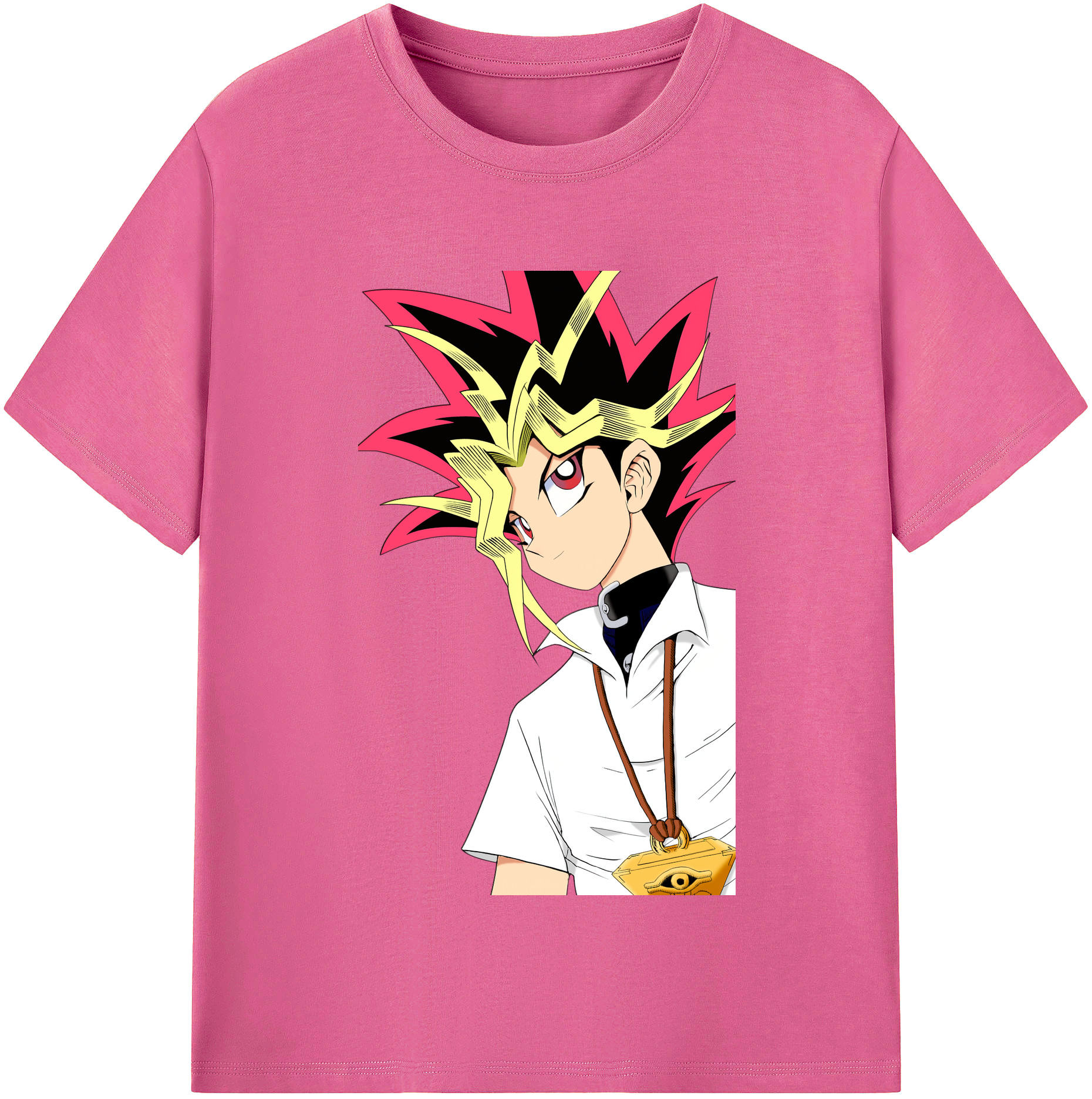 （画像用） 遊☆戯☆王 Yu-Gi-Oh! レディースカジュアルプリントTシャツ（綿100％）