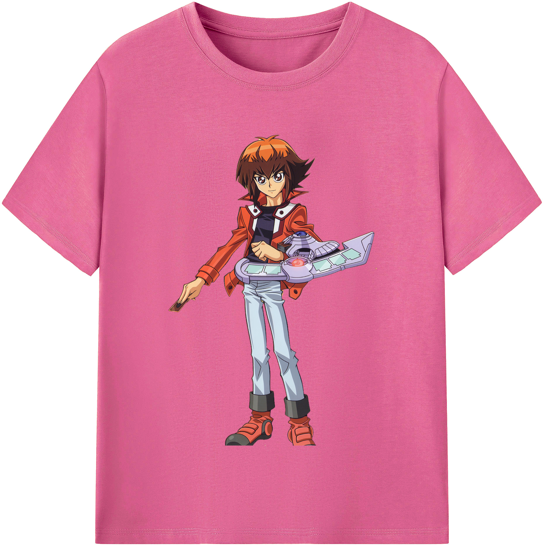 （画像用） 遊☆戯☆王 Yu-Gi-Oh! レディースカジュアルプリントTシャツ（綿100％）