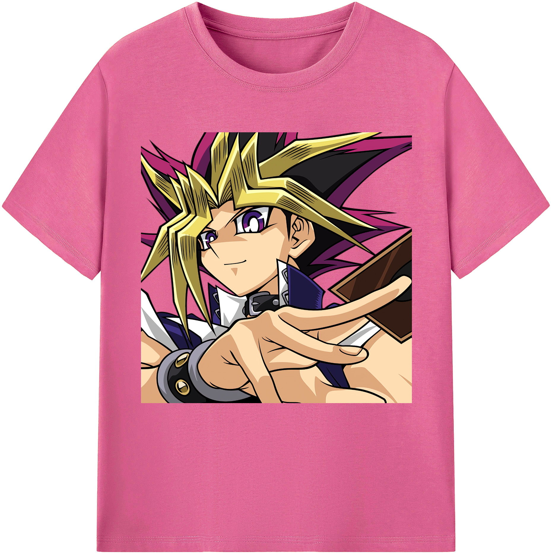 （画像用） 遊☆戯☆王 Yu-Gi-Oh! レディースカジュアルプリントTシャツ（綿100％）