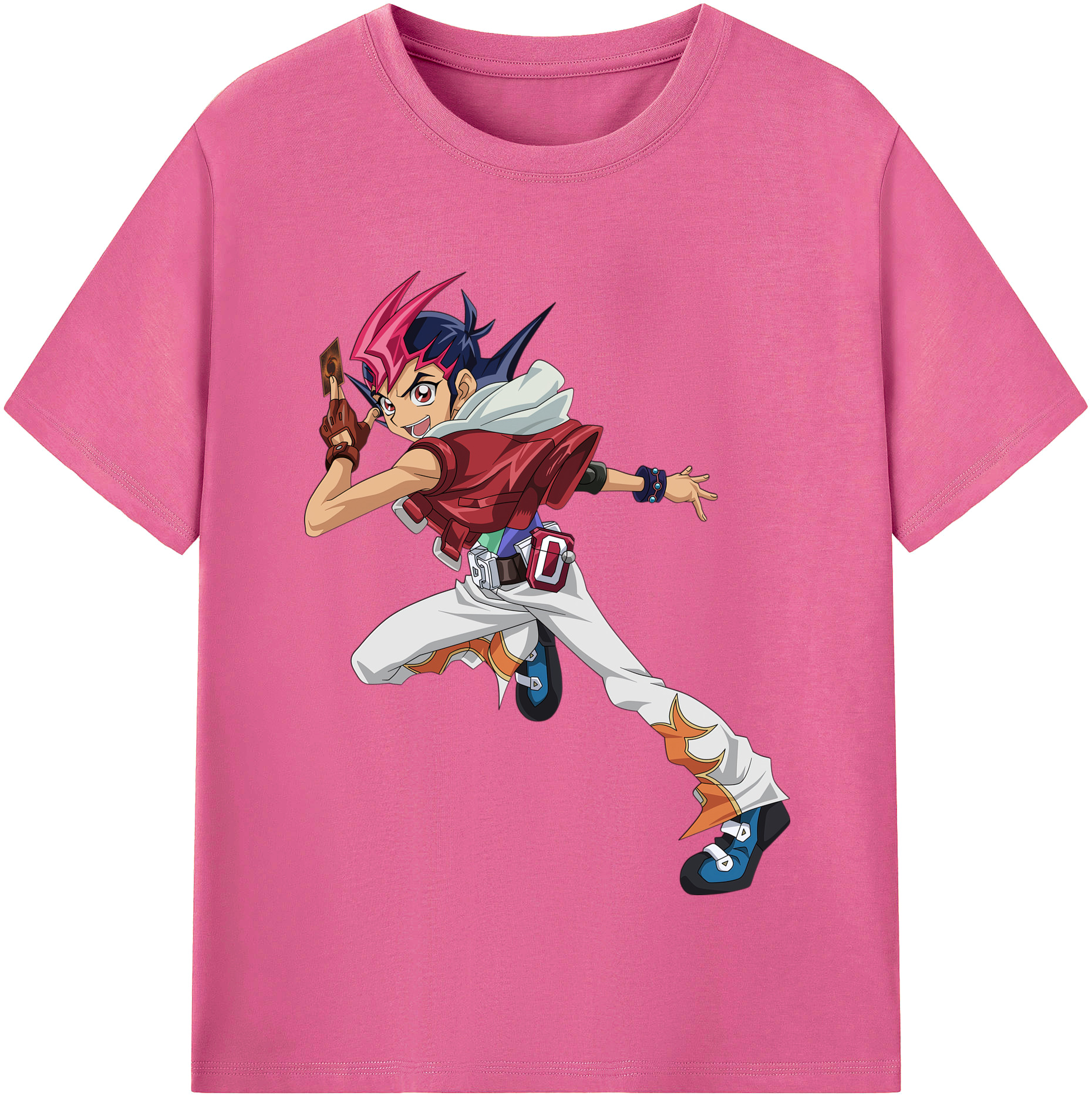 （画像用） 遊☆戯☆王 Yu-Gi-Oh! レディースカジュアルプリントTシャツ（綿100％）