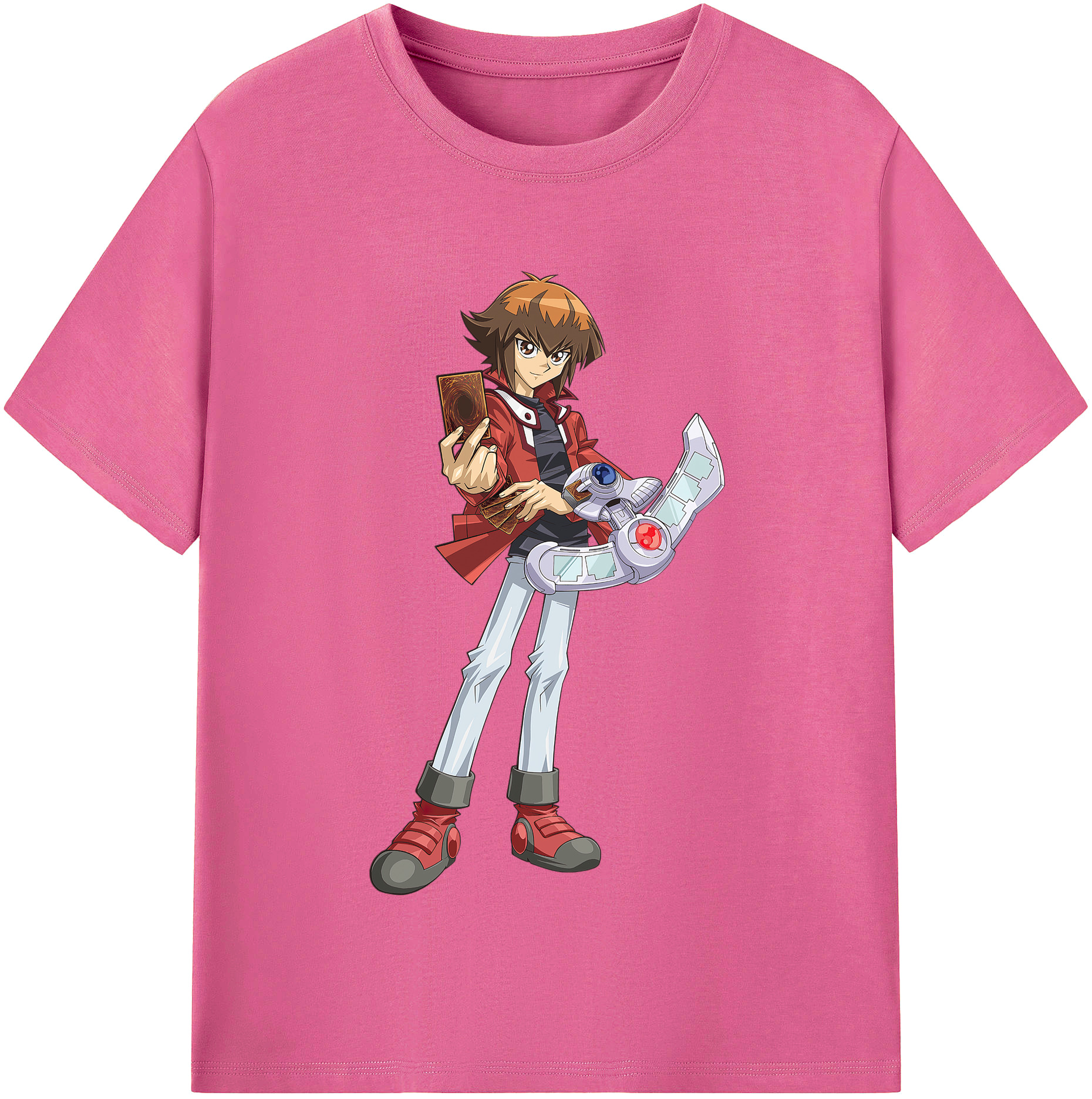 （画像用） 遊☆戯☆王 Yu-Gi-Oh! レディースカジュアルプリントTシャツ（綿100％）