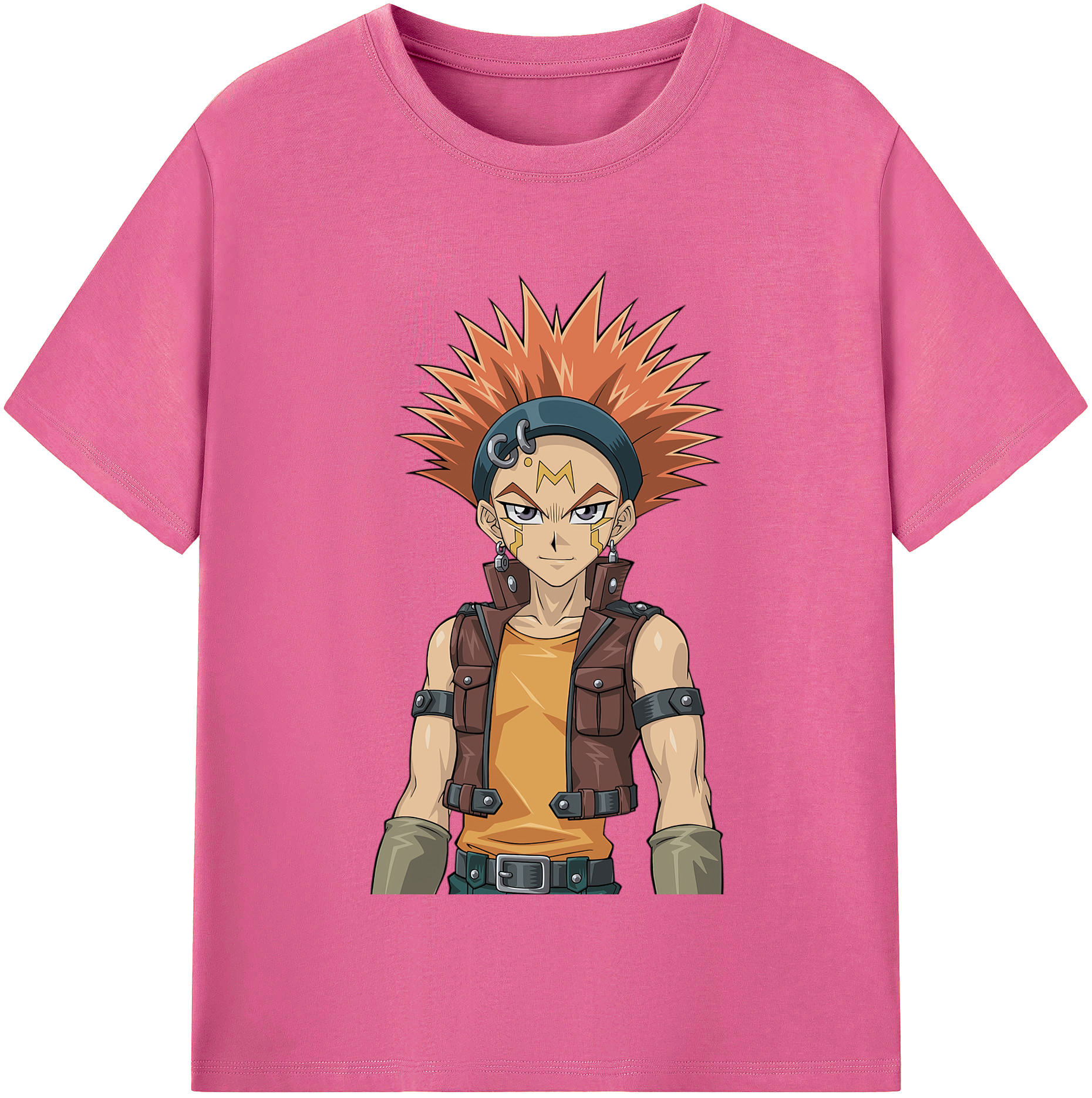 （画像用） 遊☆戯☆王 Yu-Gi-Oh! レディースカジュアルプリントTシャツ（綿100％）