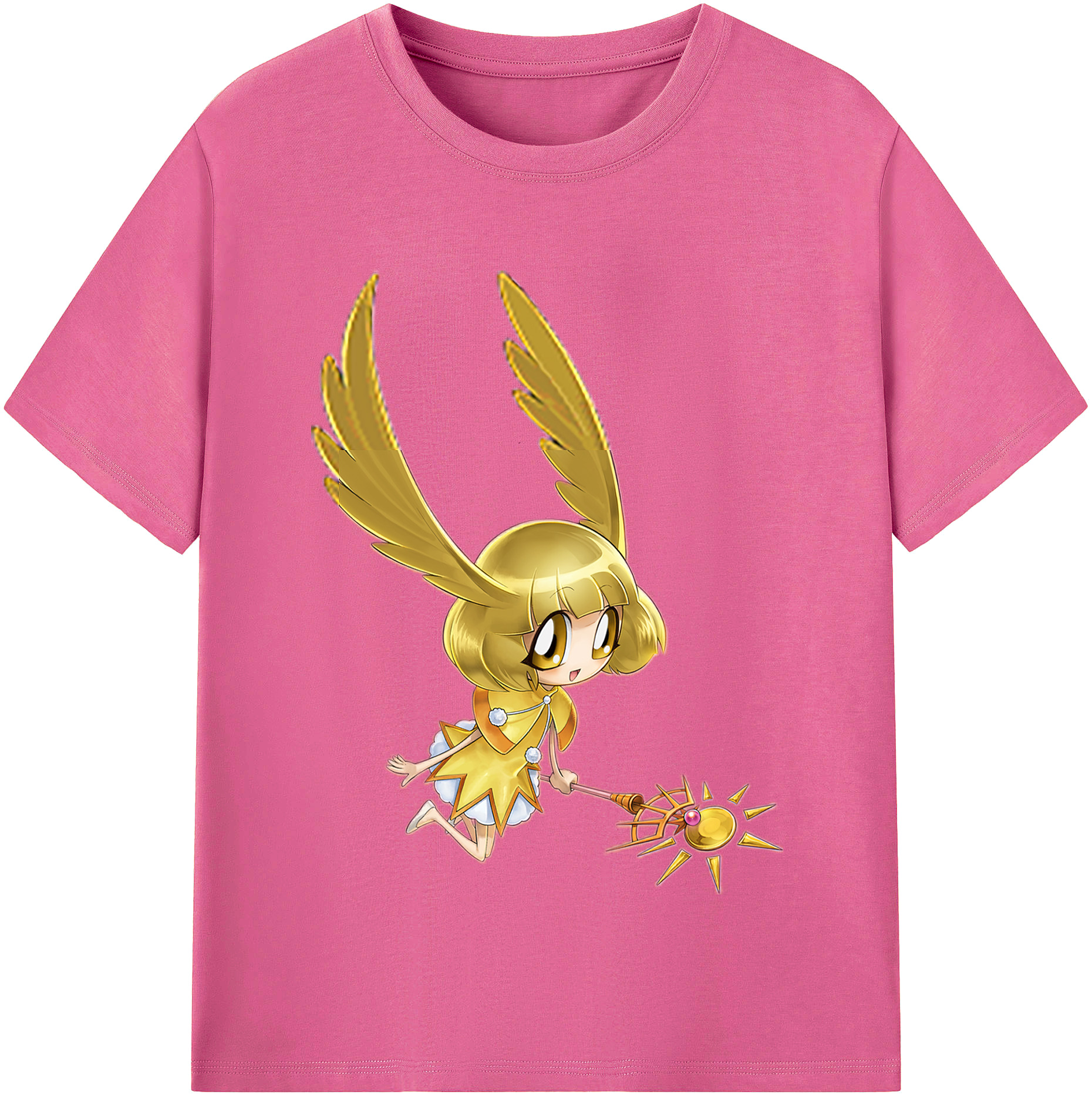 （画像用） 遊☆戯☆王 Yu-Gi-Oh! レディースカジュアルプリントTシャツ（綿100％）