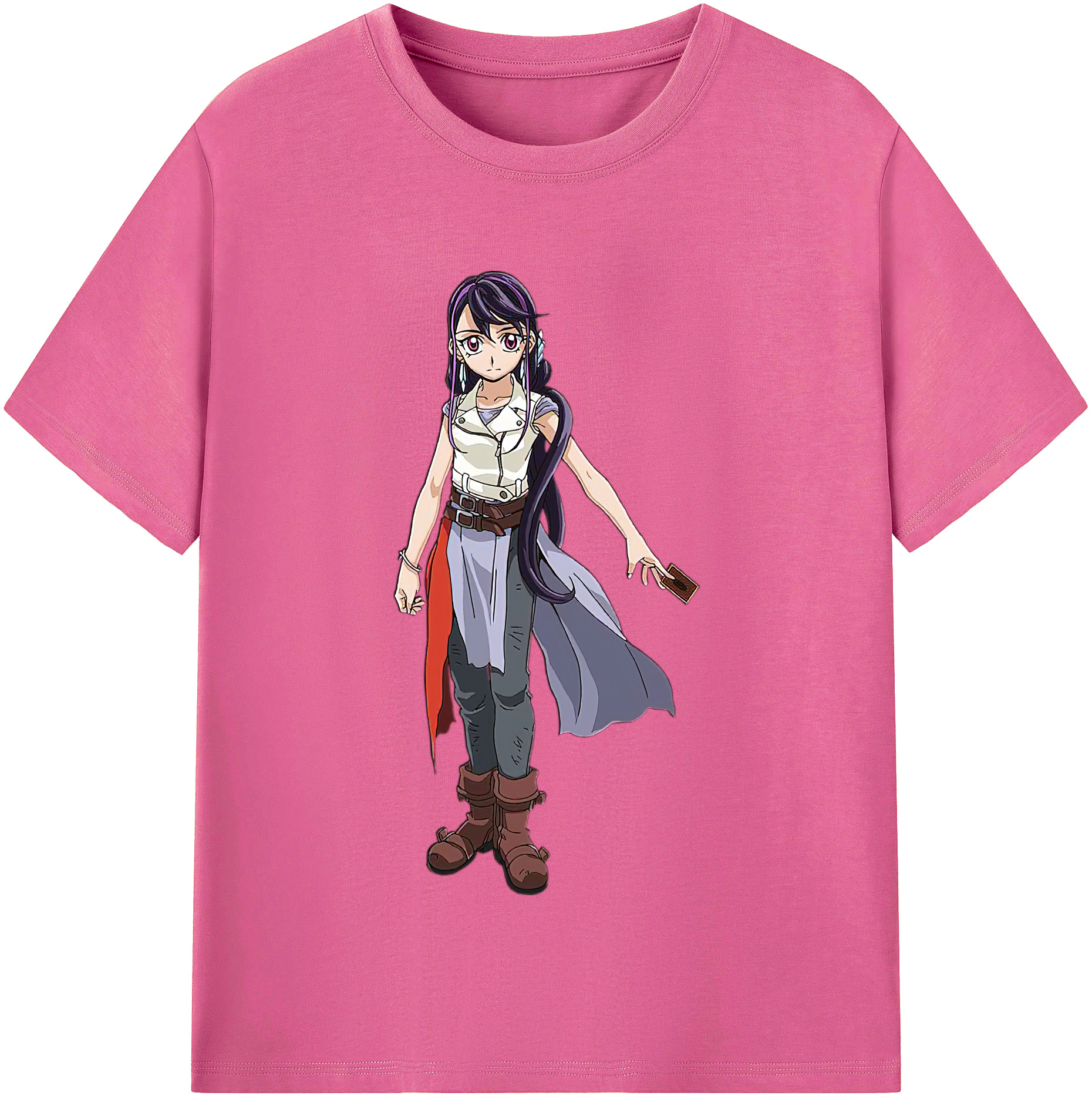 （画像用） 遊☆戯☆王 Yu-Gi-Oh! レディースカジュアルプリントTシャツ（綿100％）