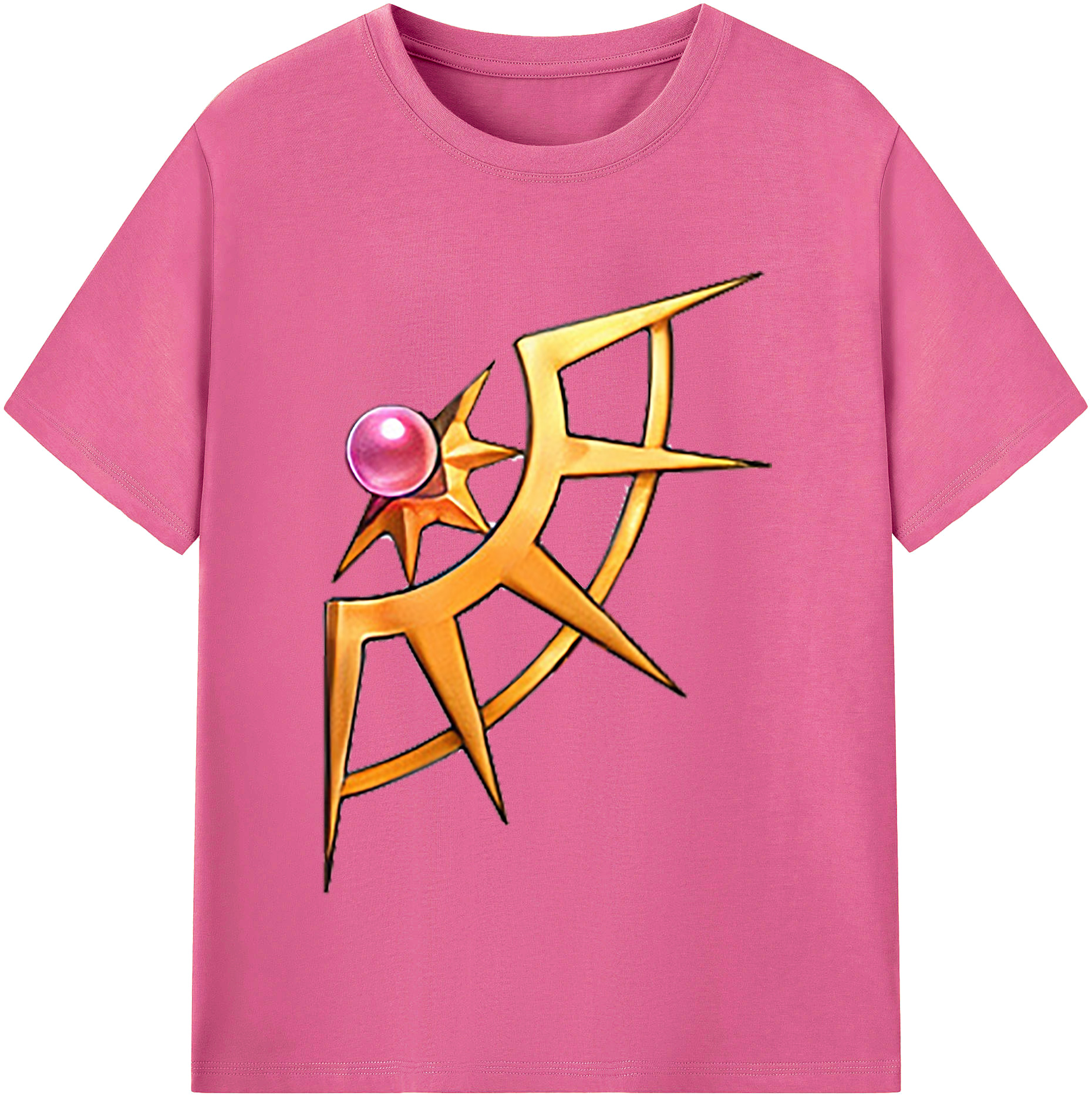（画像用） 遊☆戯☆王 Yu-Gi-Oh! レディースカジュアルプリントTシャツ（綿100％）