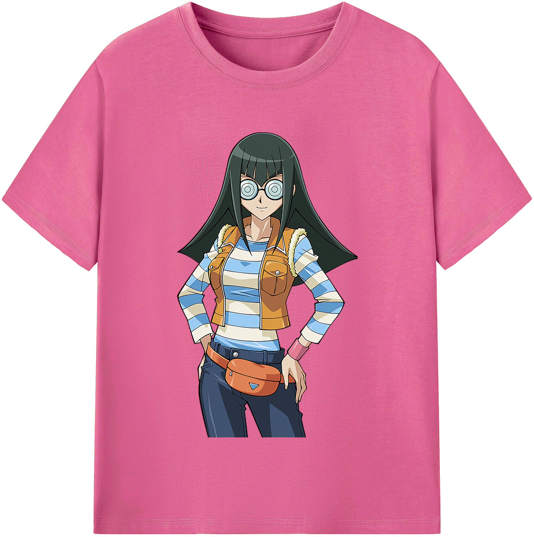 （画像用） 遊☆戯☆王 Yu-Gi-Oh! レディースカジュアルプリントTシャツ（綿100％）