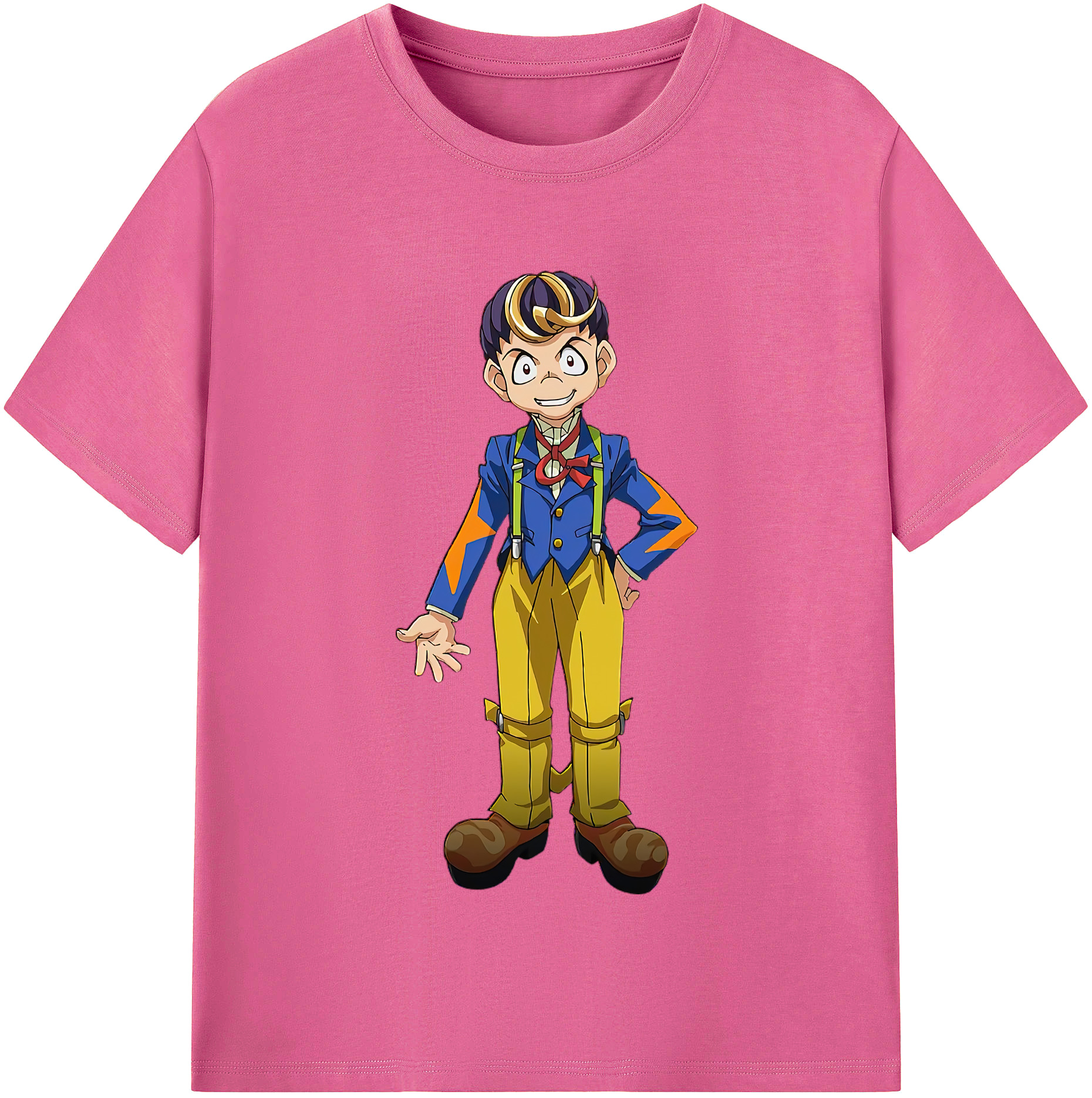 （画像用） 遊☆戯☆王 Yu-Gi-Oh! レディースカジュアルプリントTシャツ（綿100％）