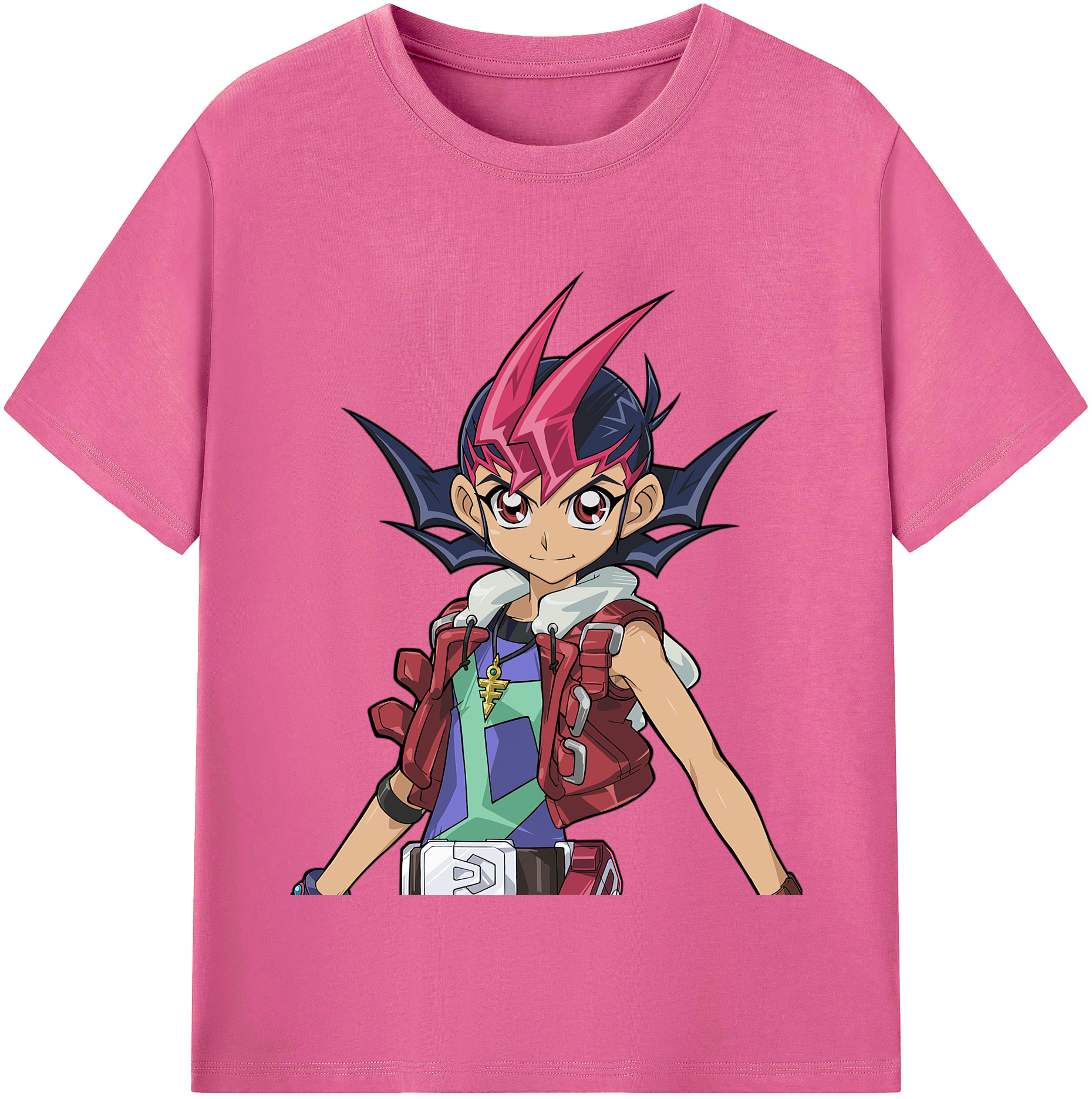 （画像用） 遊☆戯☆王 Yu-Gi-Oh! レディースカジュアルプリントTシャツ（綿100％）