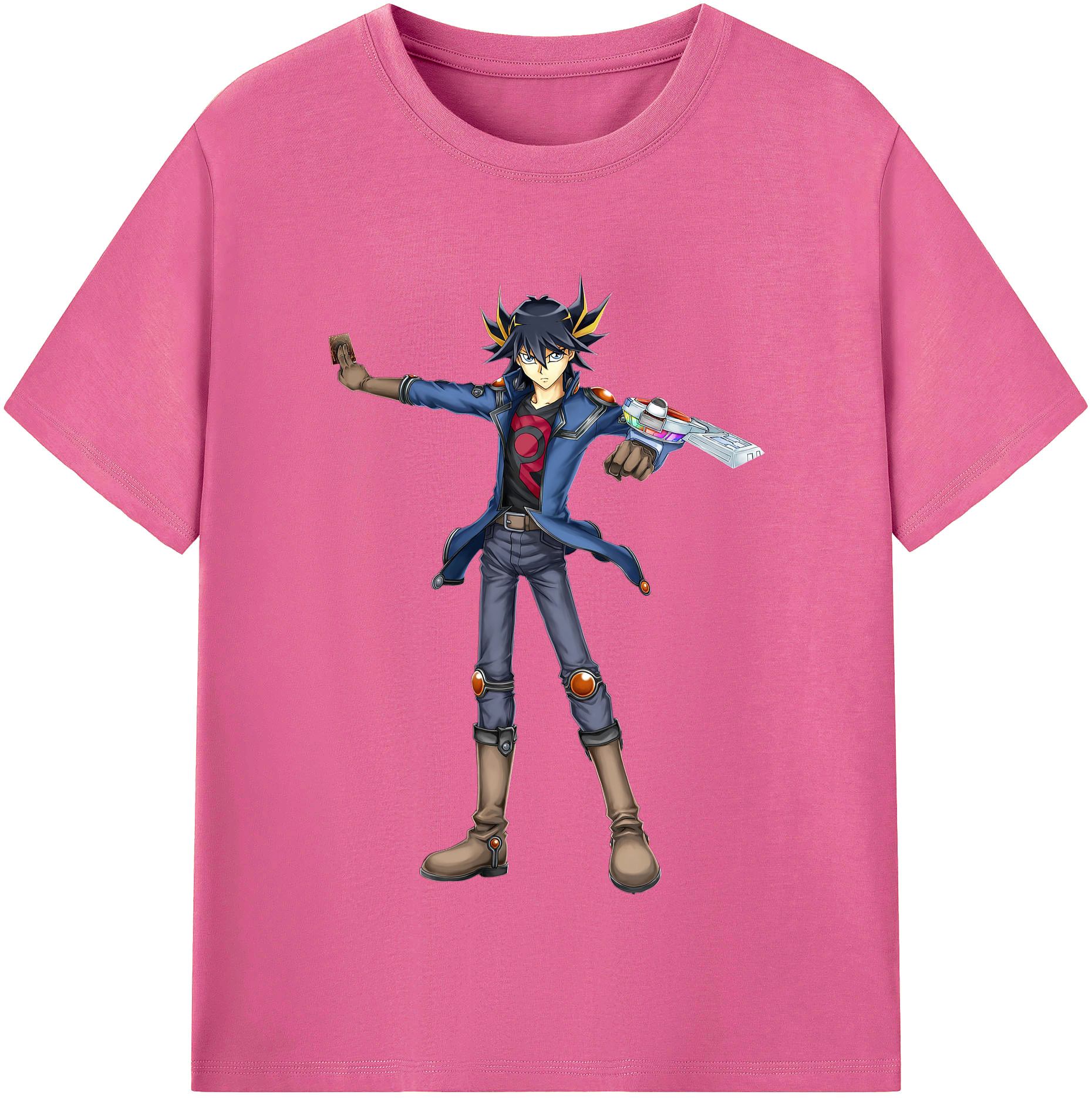 （画像用） 遊☆戯☆王 Yu-Gi-Oh! レディースカジュアルプリントTシャツ（綿100％）