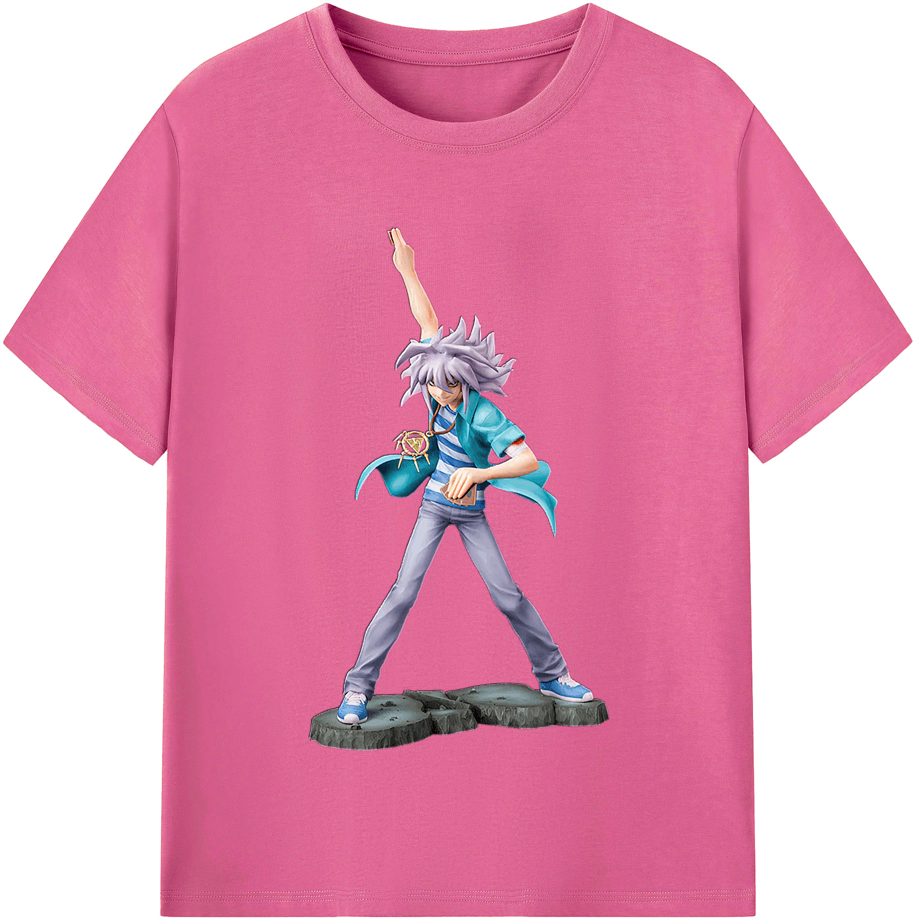 （画像用） 遊☆戯☆王 Yu-Gi-Oh! レディースカジュアルプリントTシャツ（綿100％）