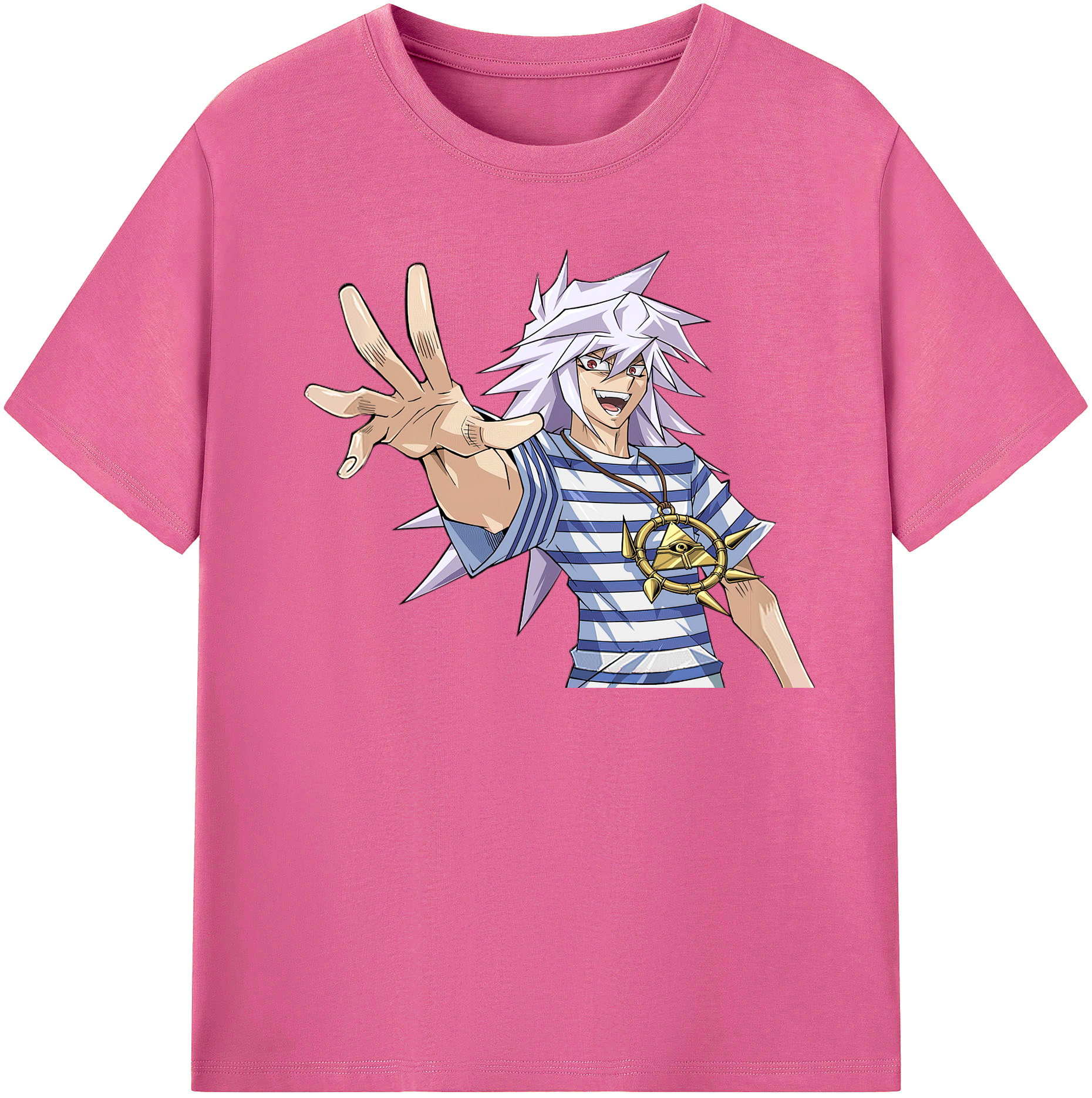 （画像用） 遊☆戯☆王 Yu-Gi-Oh! レディースカジュアルプリントTシャツ（綿100％）