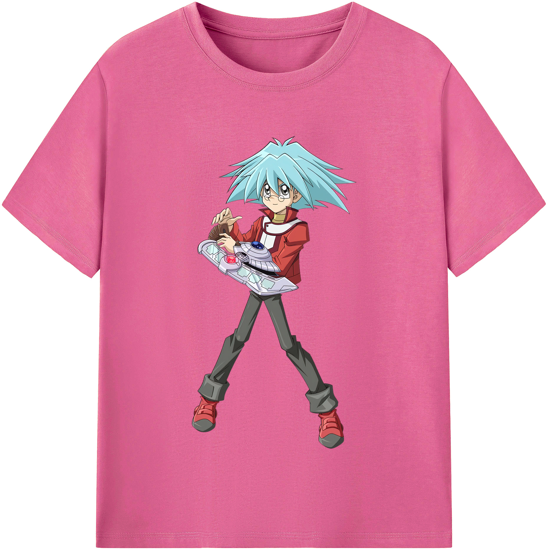 （画像用） 遊☆戯☆王 Yu-Gi-Oh! レディースカジュアルプリントTシャツ（綿100％）