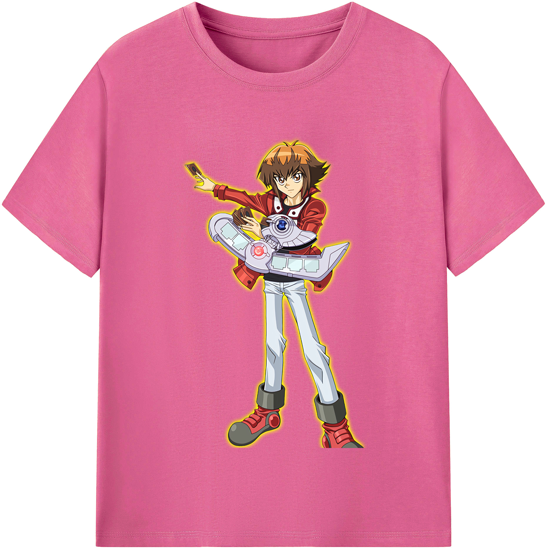 （画像用） 遊☆戯☆王 Yu-Gi-Oh! レディースカジュアルプリントTシャツ（綿100％）
