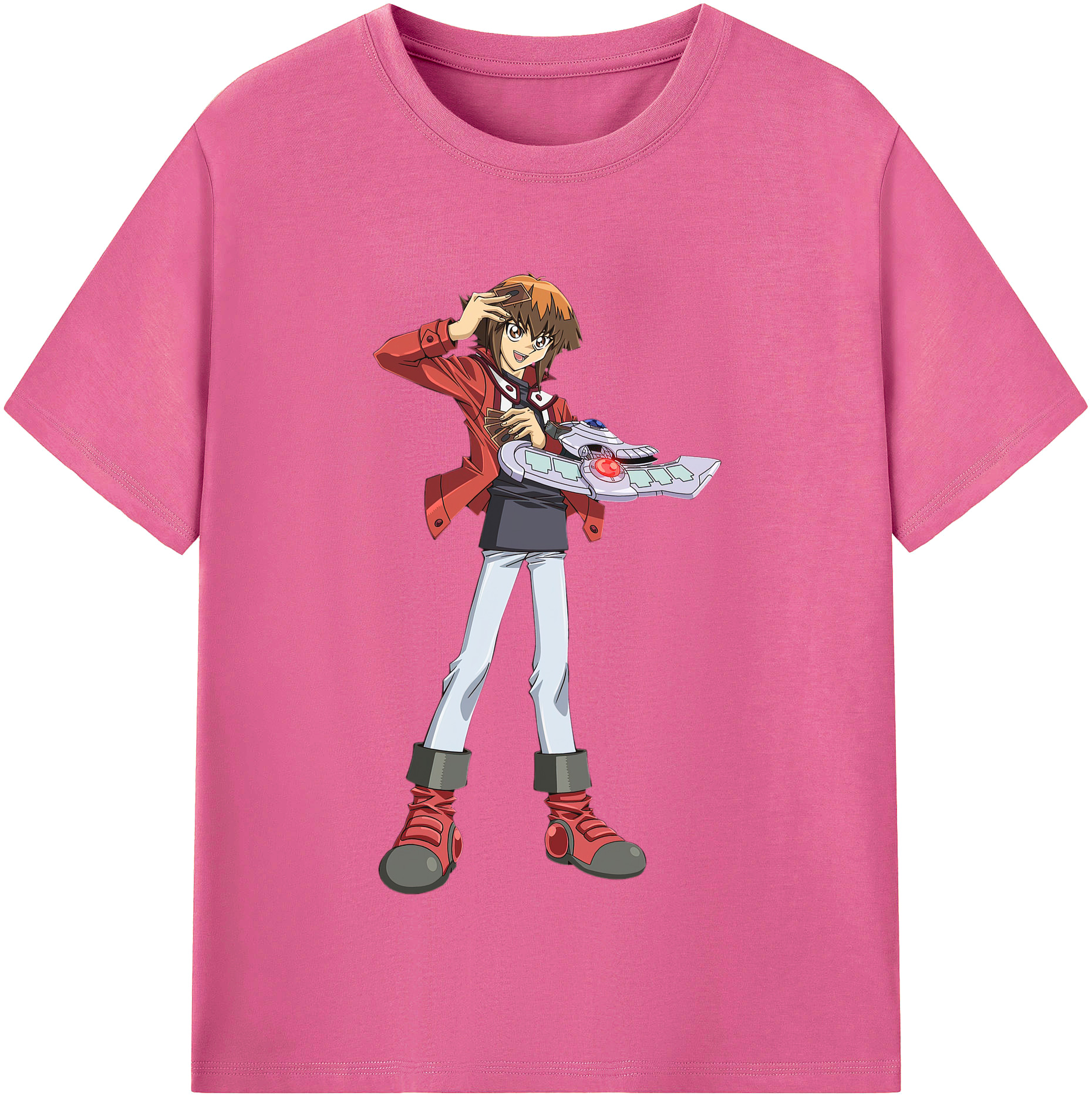 （画像用） 遊☆戯☆王 Yu-Gi-Oh! レディースカジュアルプリントTシャツ（綿100％）