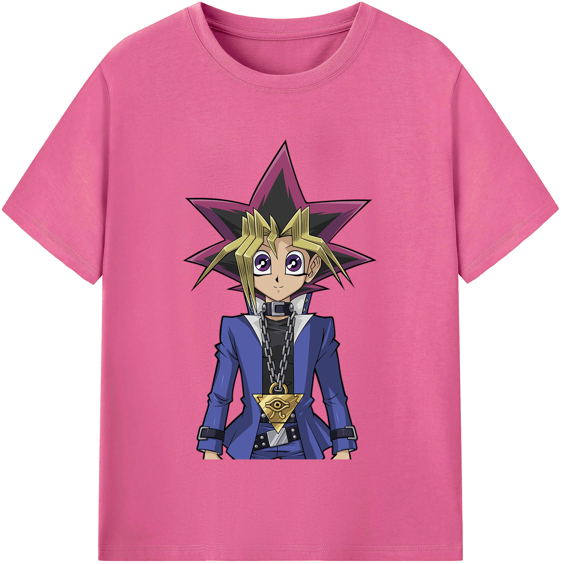 （画像用） 遊☆戯☆王 Yu-Gi-Oh! レディースカジュアルプリントTシャツ（綿100％）