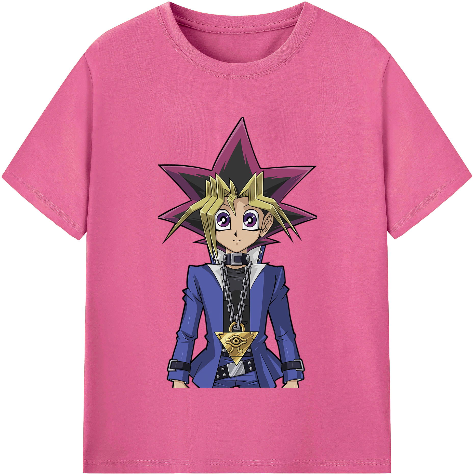 （画像用） 遊☆戯☆王 Yu-Gi-Oh! レディースカジュアルプリントTシャツ（綿100％）