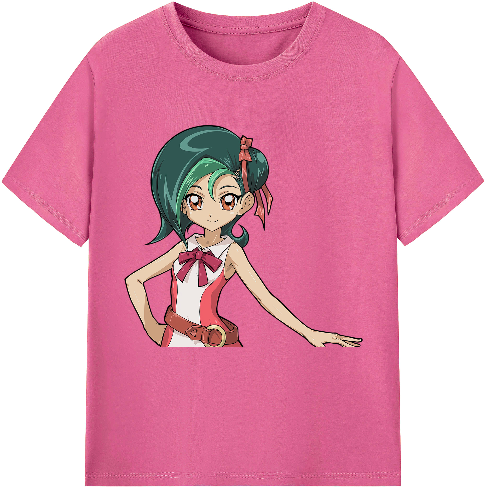 （画像用） 遊☆戯☆王 Yu-Gi-Oh! レディースカジュアルプリントTシャツ（綿100％）