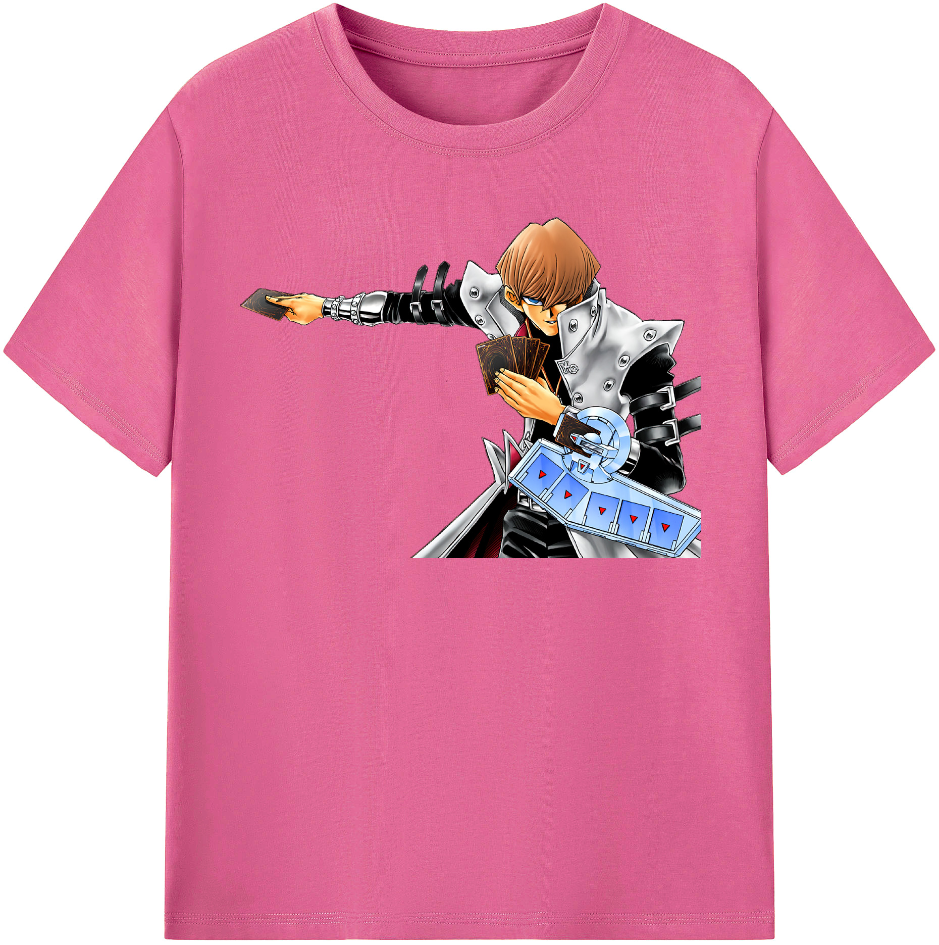 （画像用） 遊☆戯☆王 Yu-Gi-Oh! レディースカジュアルプリントTシャツ（綿100％）