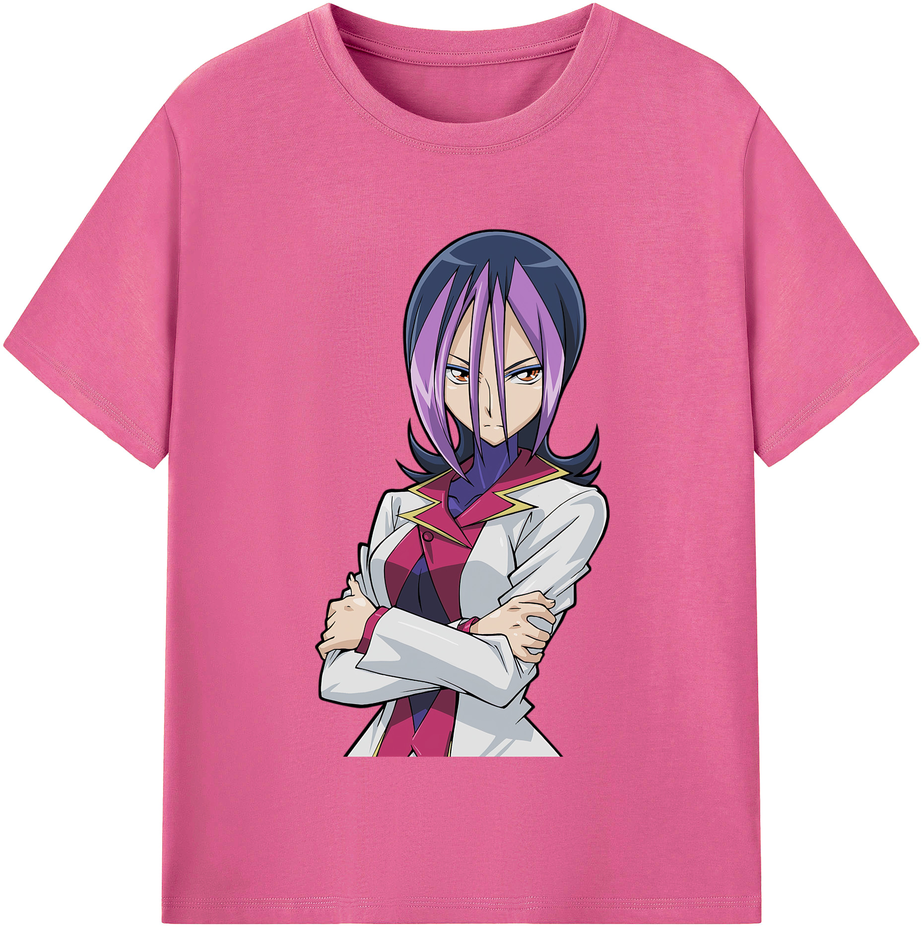 （画像用） 遊☆戯☆王 Yu-Gi-Oh! レディースカジュアルプリントTシャツ（綿100％）