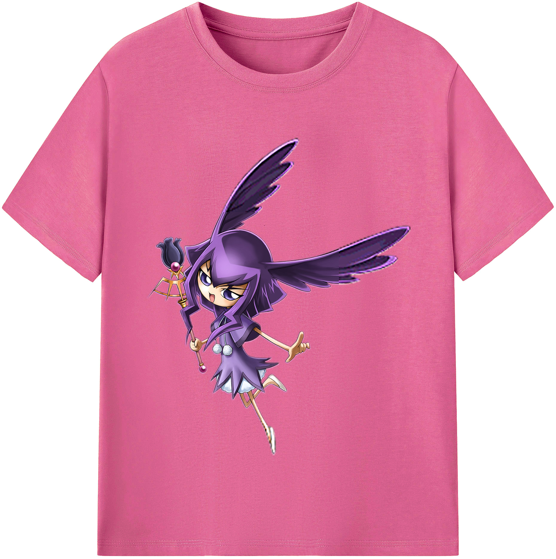 （画像用） 遊☆戯☆王 Yu-Gi-Oh! レディースカジュアルプリントTシャツ（綿100％）