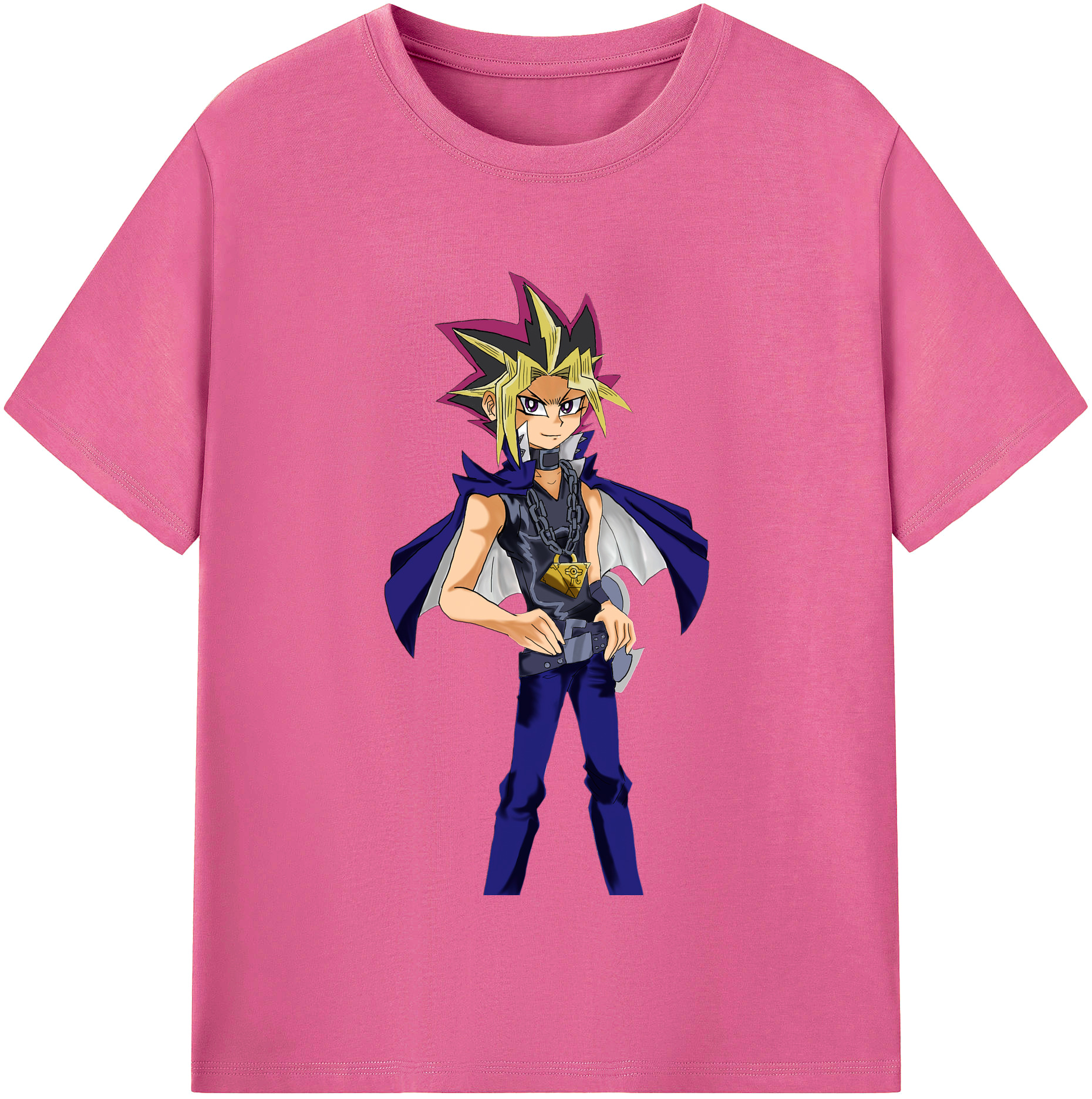 （画像用） 遊☆戯☆王 Yu-Gi-Oh! レディースカジュアルプリントTシャツ（綿100％）