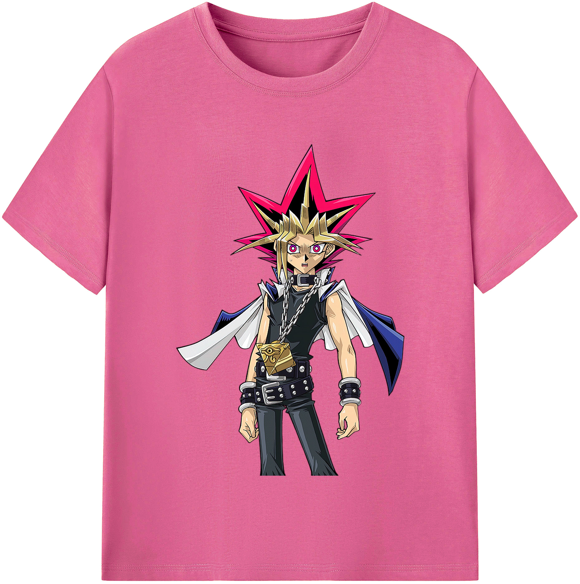（画像用） 遊☆戯☆王 Yu-Gi-Oh! レディースカジュアルプリントTシャツ（綿100％）