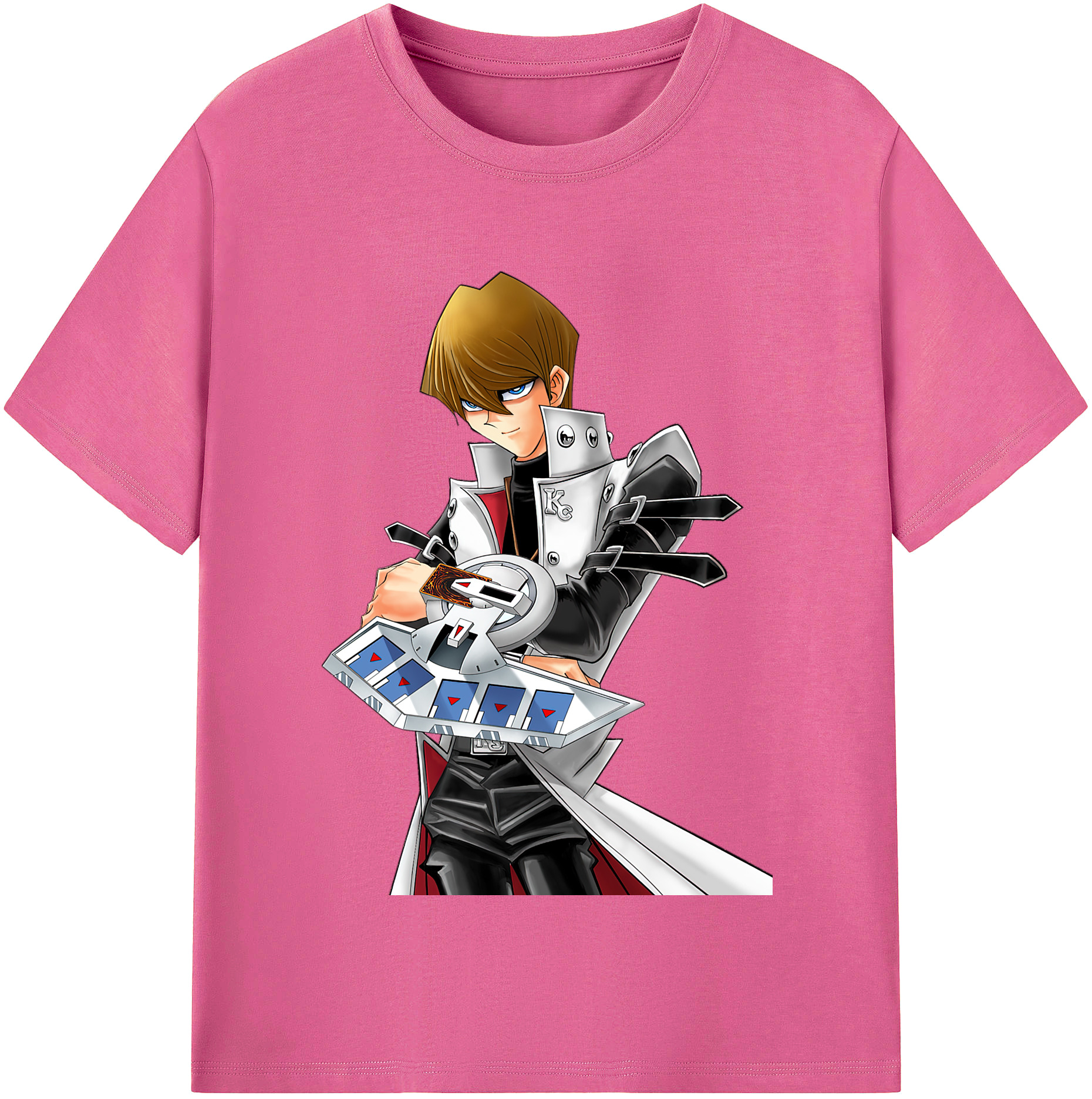 （画像用） 遊☆戯☆王 Yu-Gi-Oh! レディースカジュアルプリントTシャツ（綿100％）