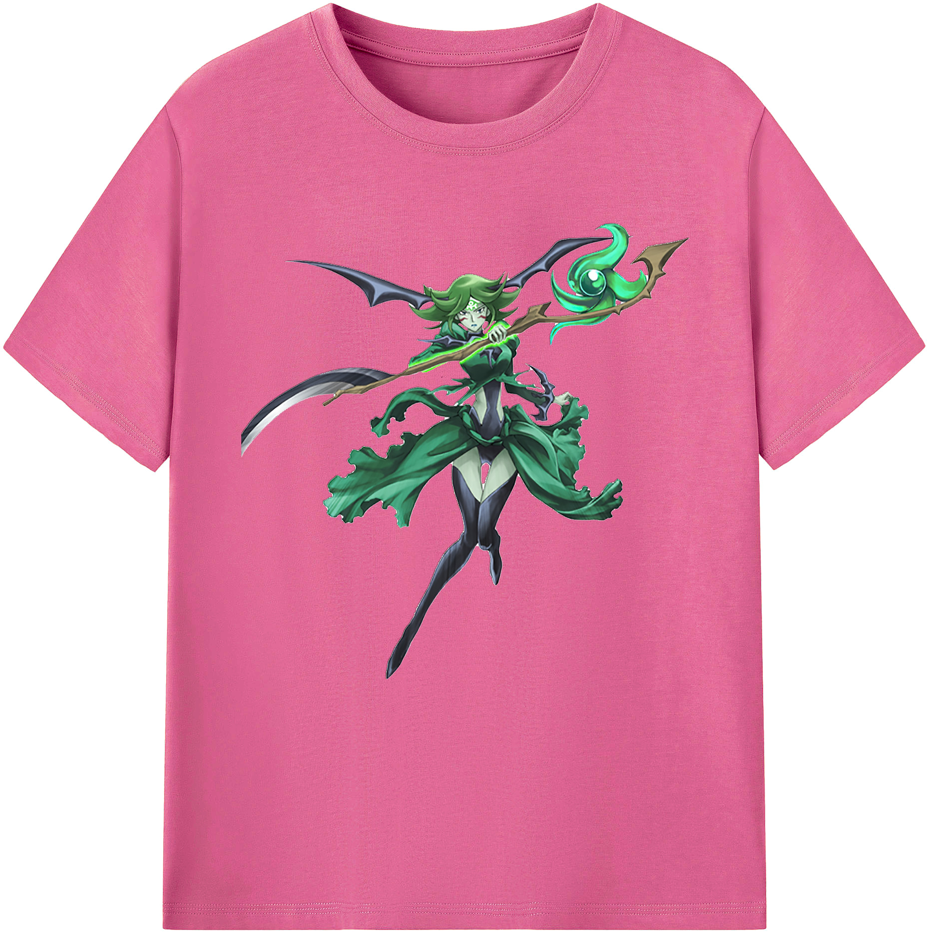 （画像用） 遊☆戯☆王 Yu-Gi-Oh! レディースカジュアルプリントTシャツ（綿100％）