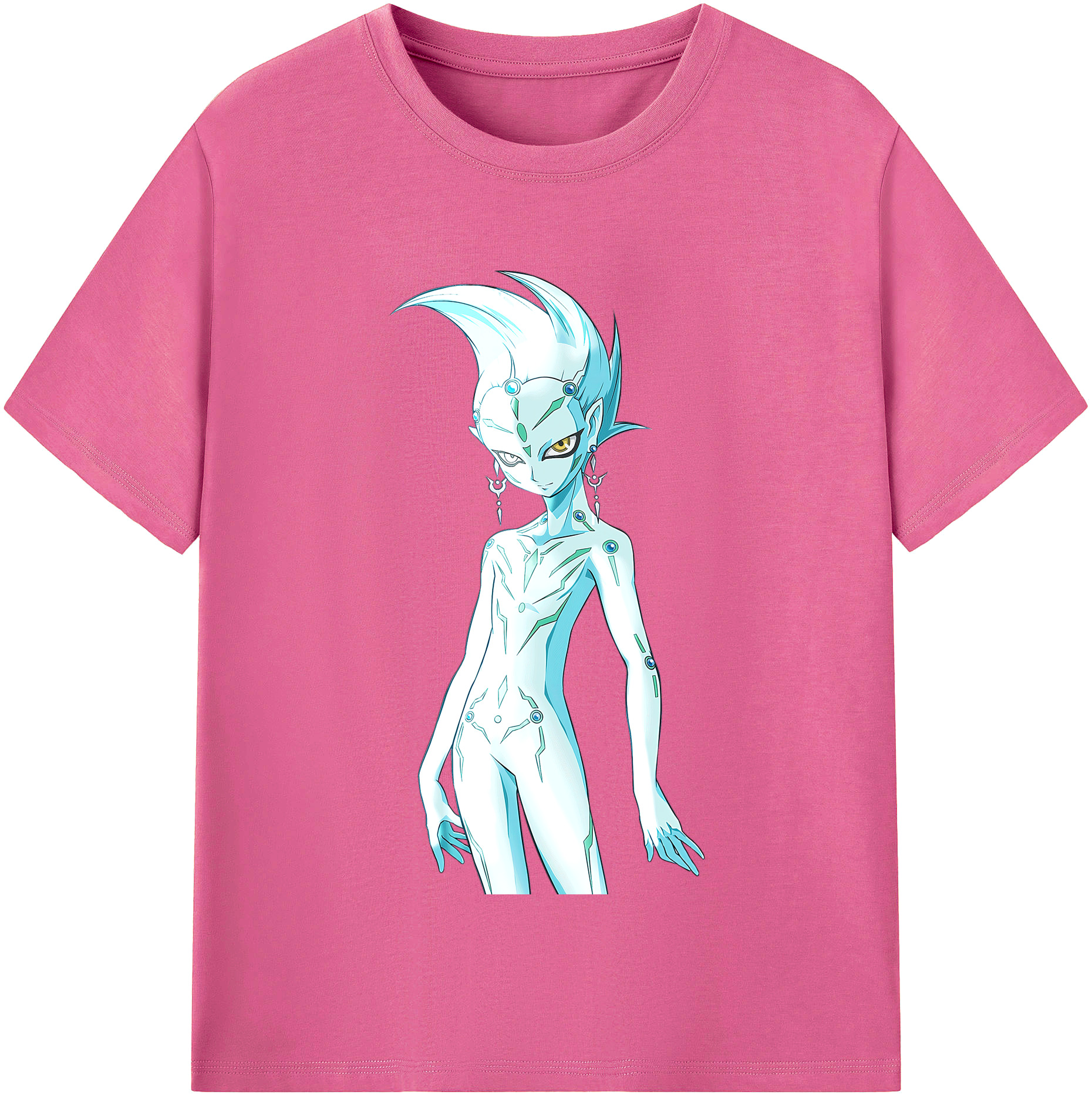 （画像用） 遊☆戯☆王 Yu-Gi-Oh! レディースカジュアルプリントTシャツ（綿100％）