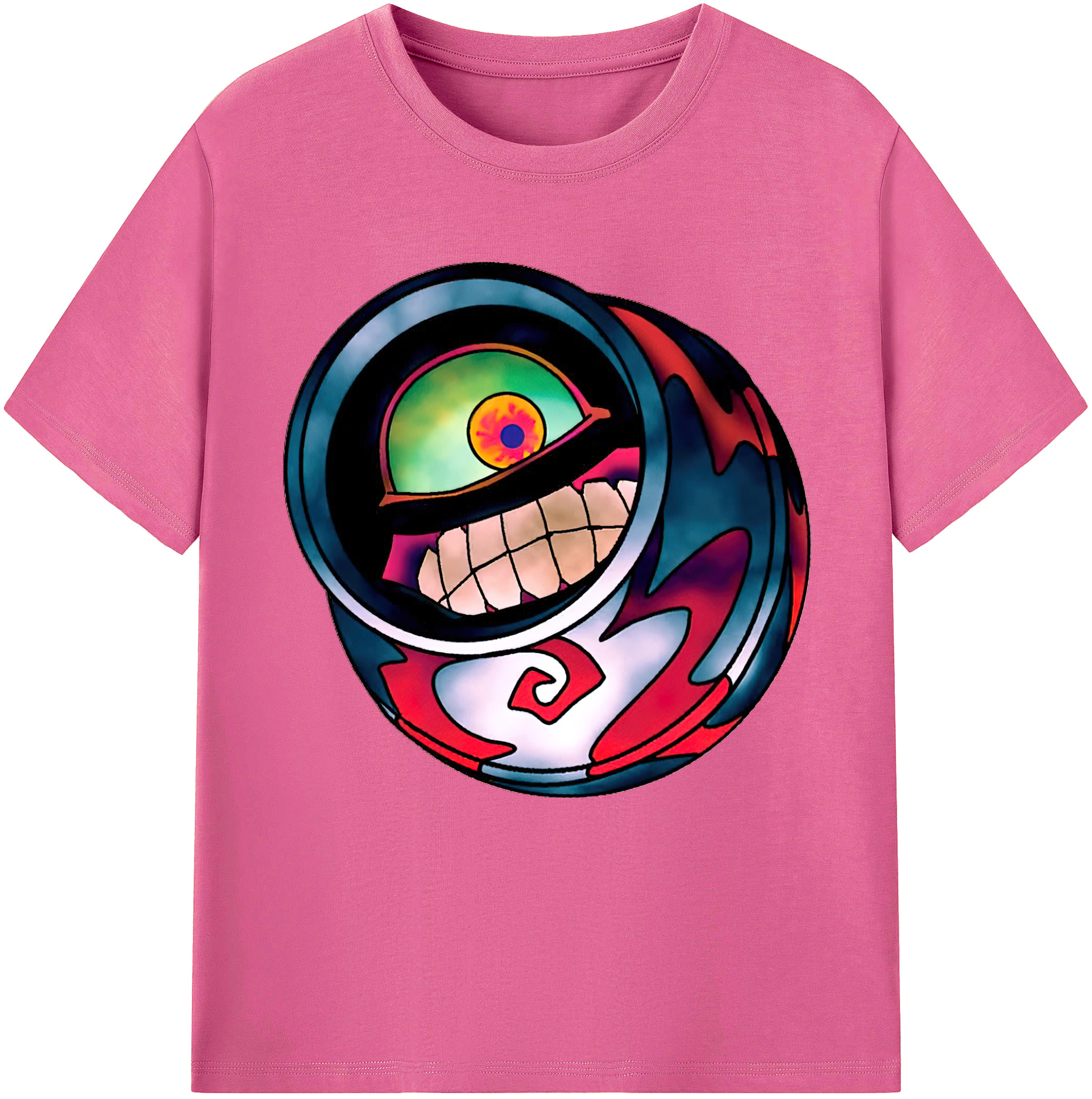 （画像用） 遊☆戯☆王 Yu-Gi-Oh! レディースカジュアルプリントTシャツ（綿100％）