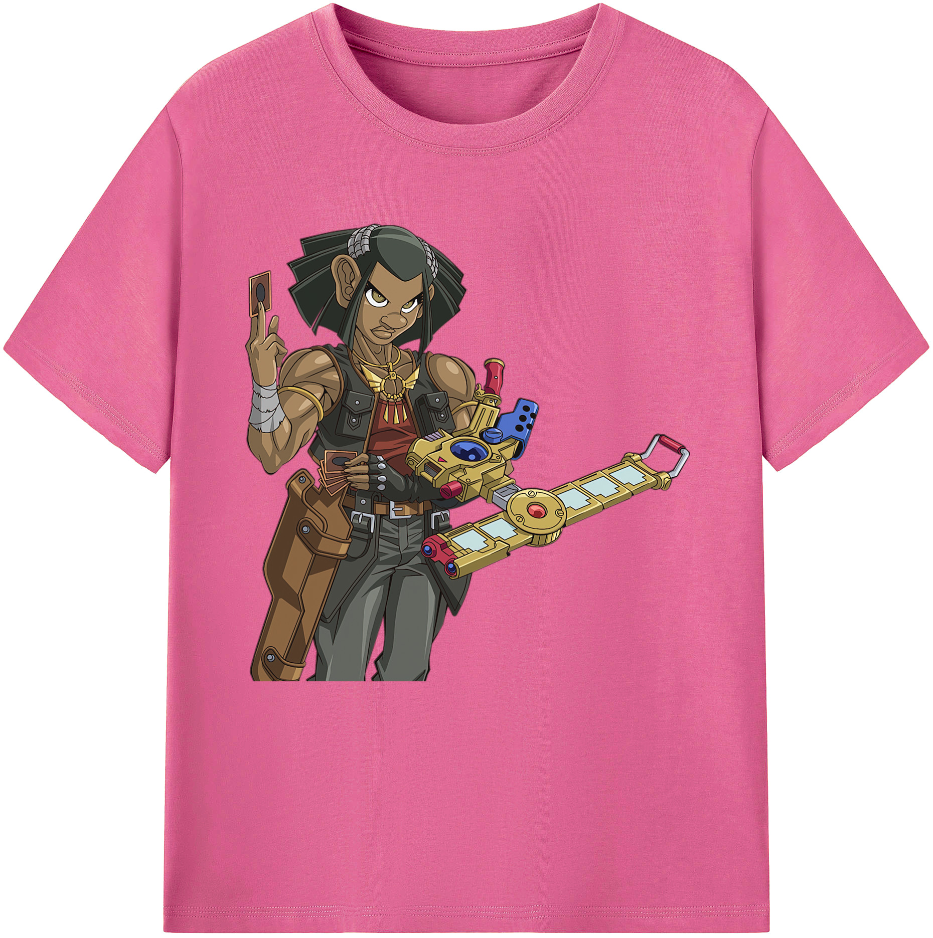 （画像用） 遊☆戯☆王 Yu-Gi-Oh! レディースカジュアルプリントTシャツ（綿100％）