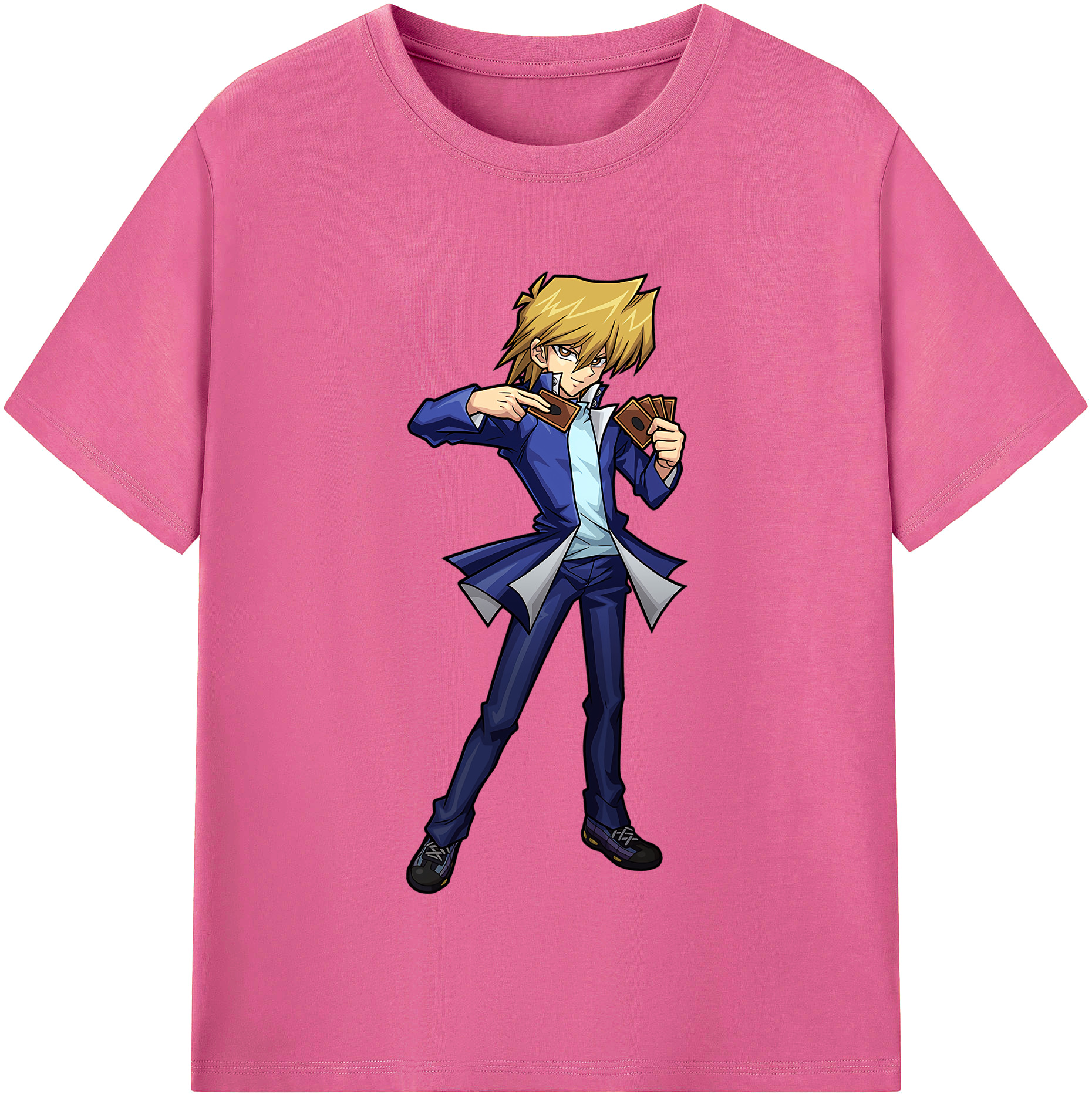 （画像用） 遊☆戯☆王 Yu-Gi-Oh! レディースカジュアルプリントTシャツ（綿100％）