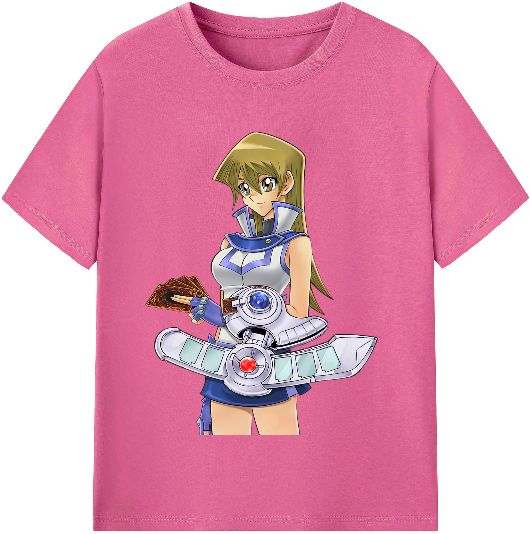（画像用） 遊☆戯☆王 Yu-Gi-Oh! レディースカジュアルプリントTシャツ（綿100％）