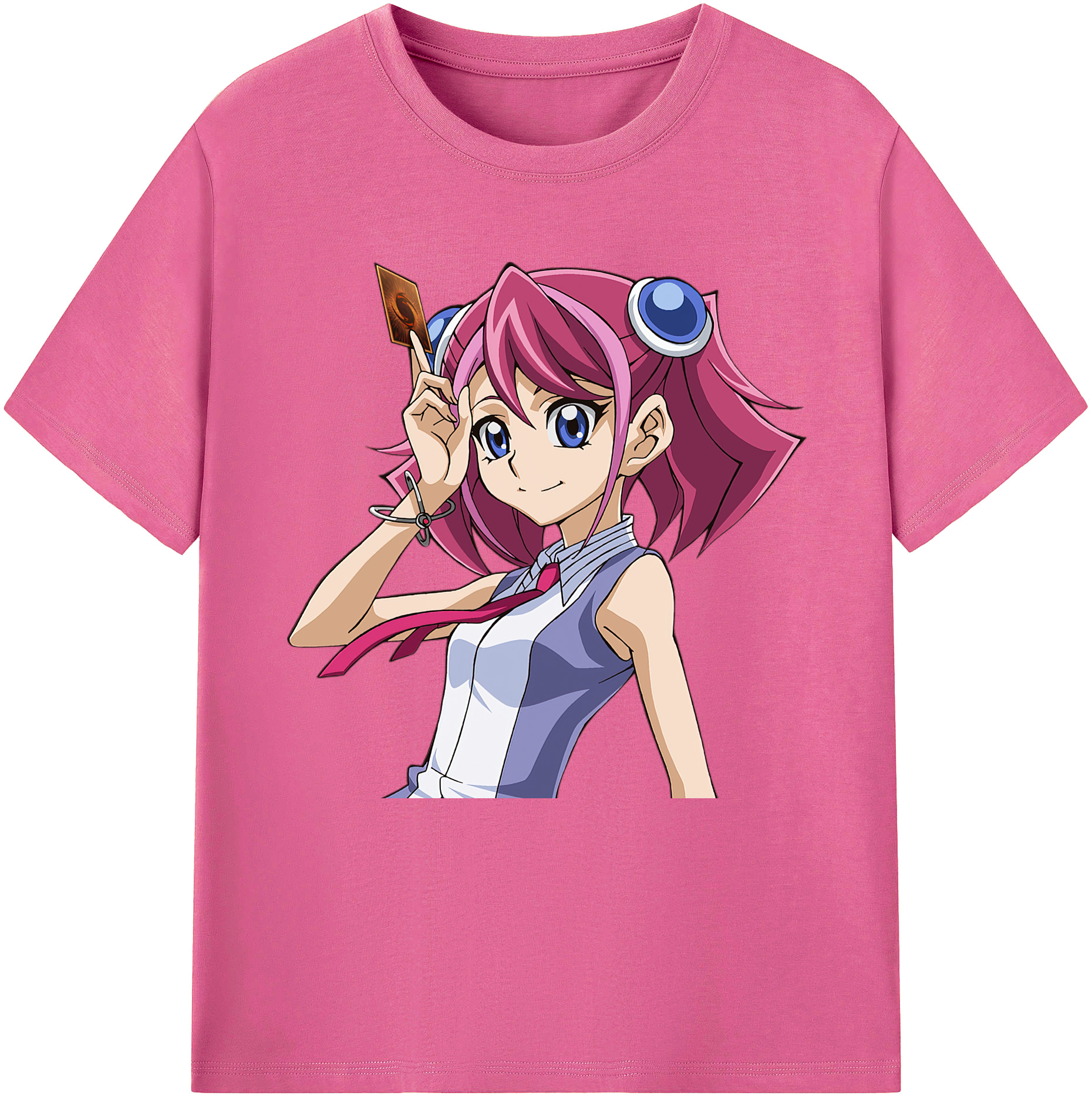 （画像用） 遊☆戯☆王 Yu-Gi-Oh! レディースカジュアルプリントTシャツ（綿100％）