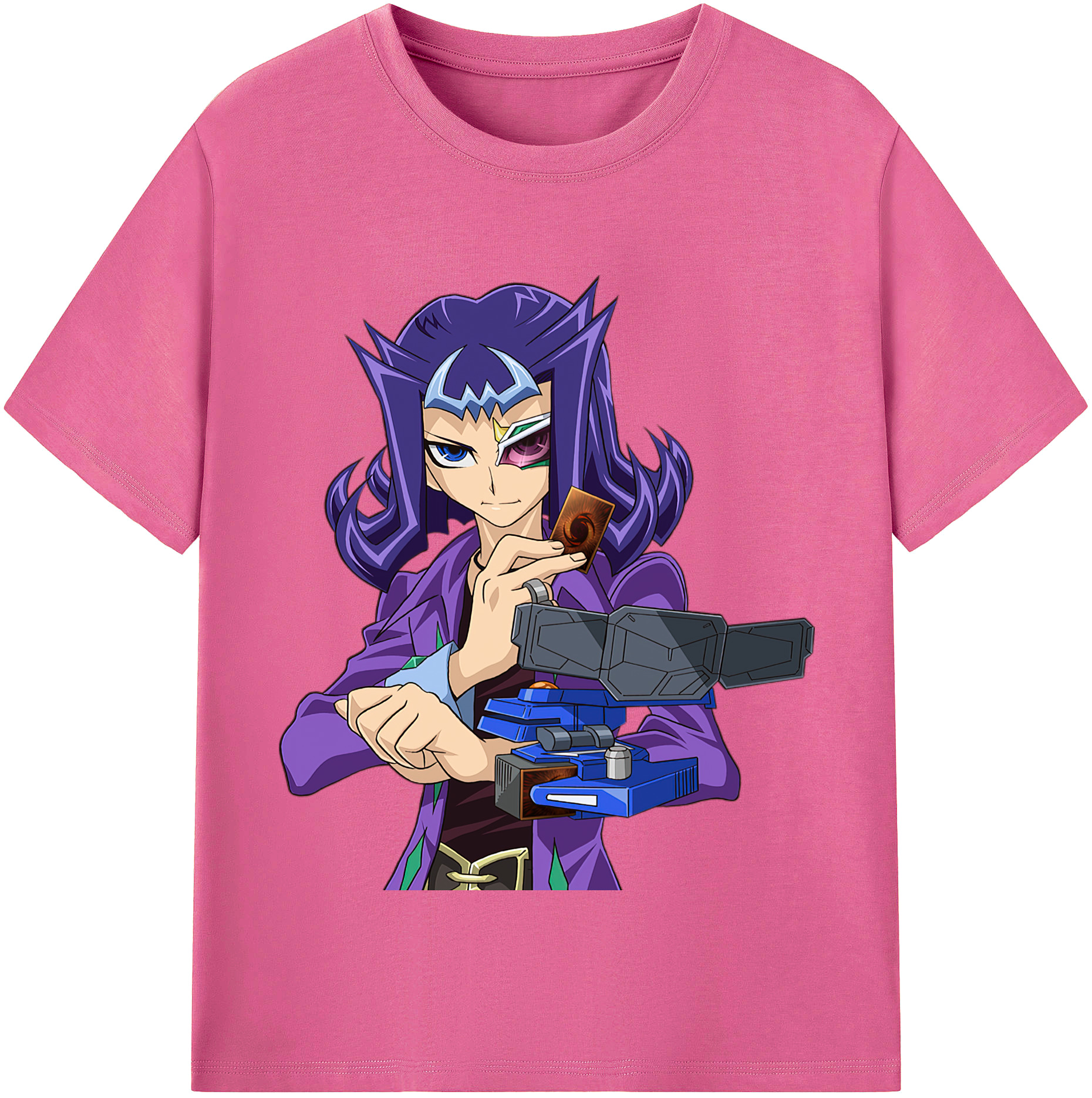 （画像用） 遊☆戯☆王 Yu-Gi-Oh! レディースカジュアルプリントTシャツ（綿100％）