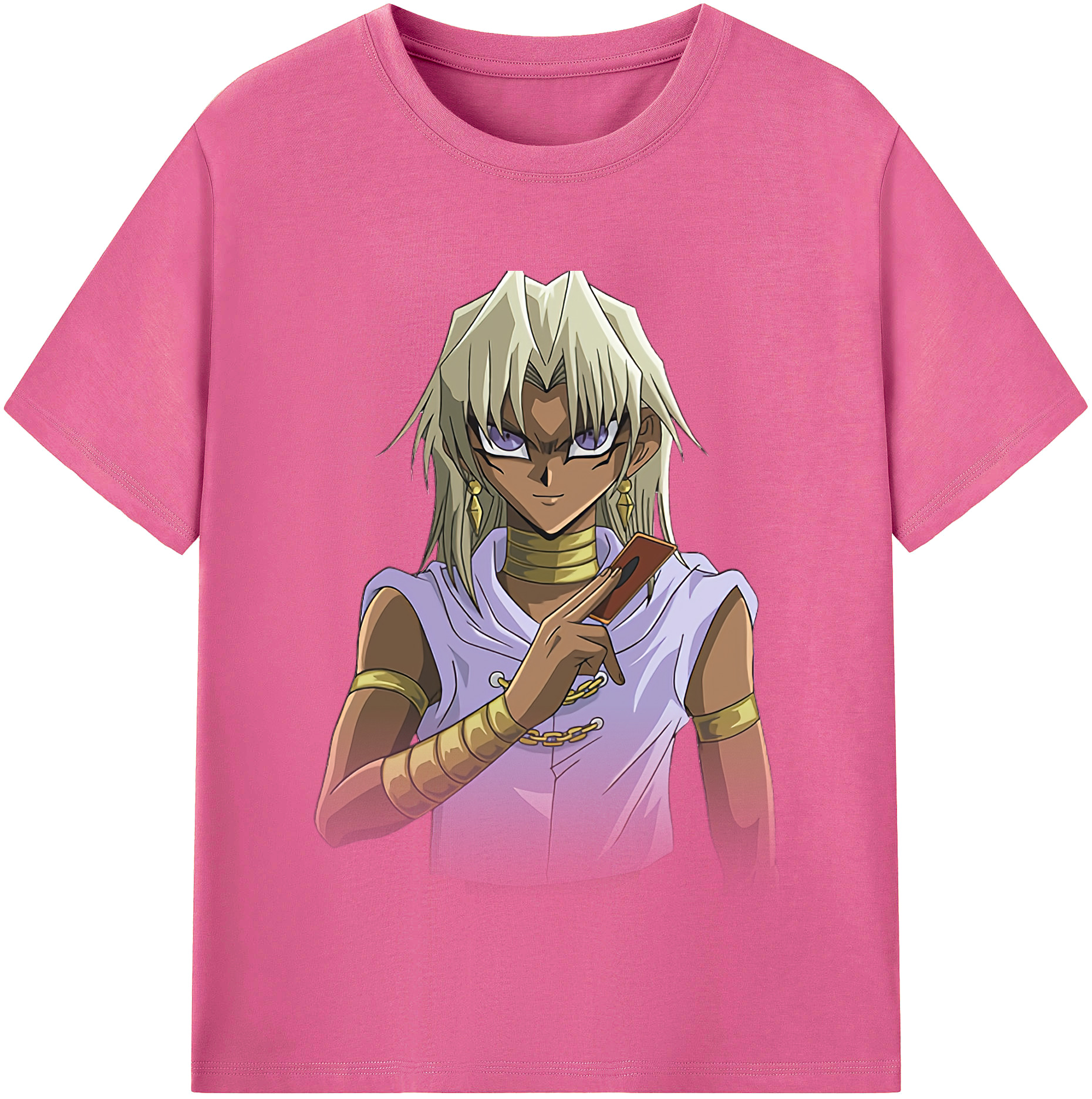 （画像用） 遊☆戯☆王 Yu-Gi-Oh! レディースカジュアルプリントTシャツ（綿100％）